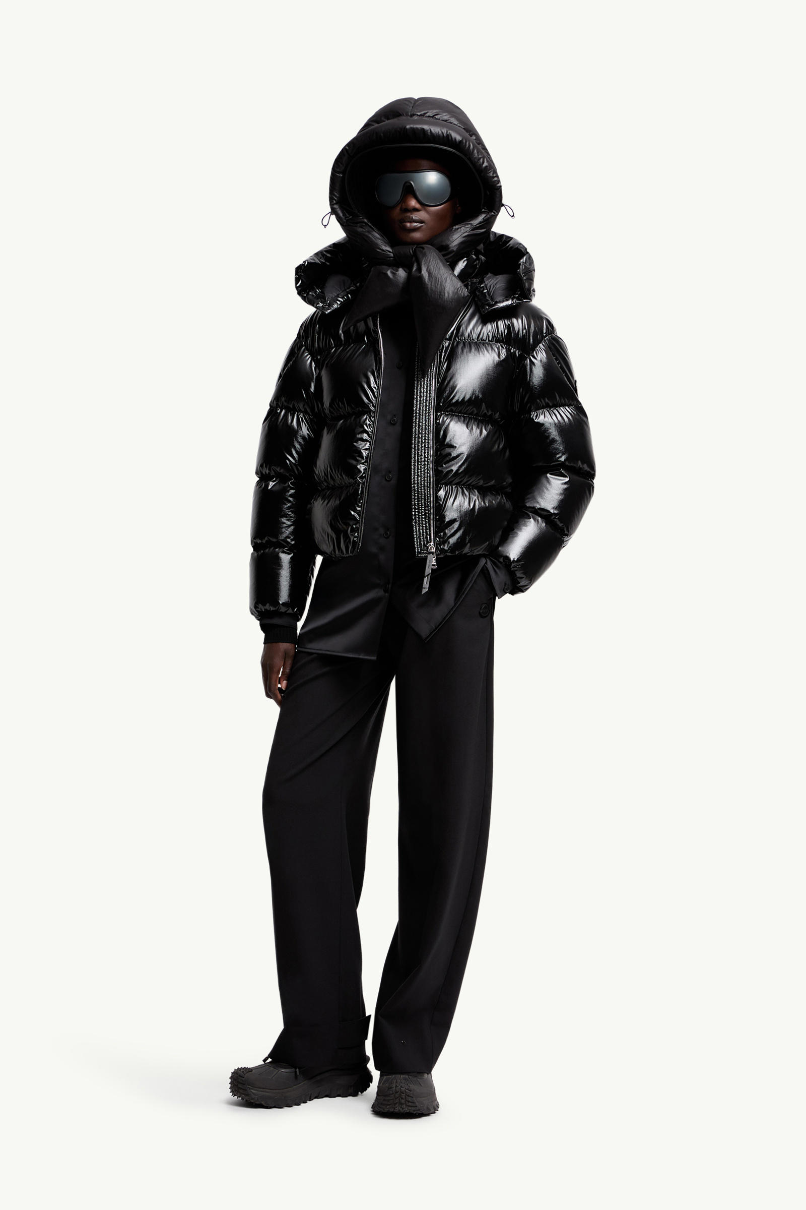 Moncler x EE72 by Edward Enninful Wool Pants Women Black Moncler 0