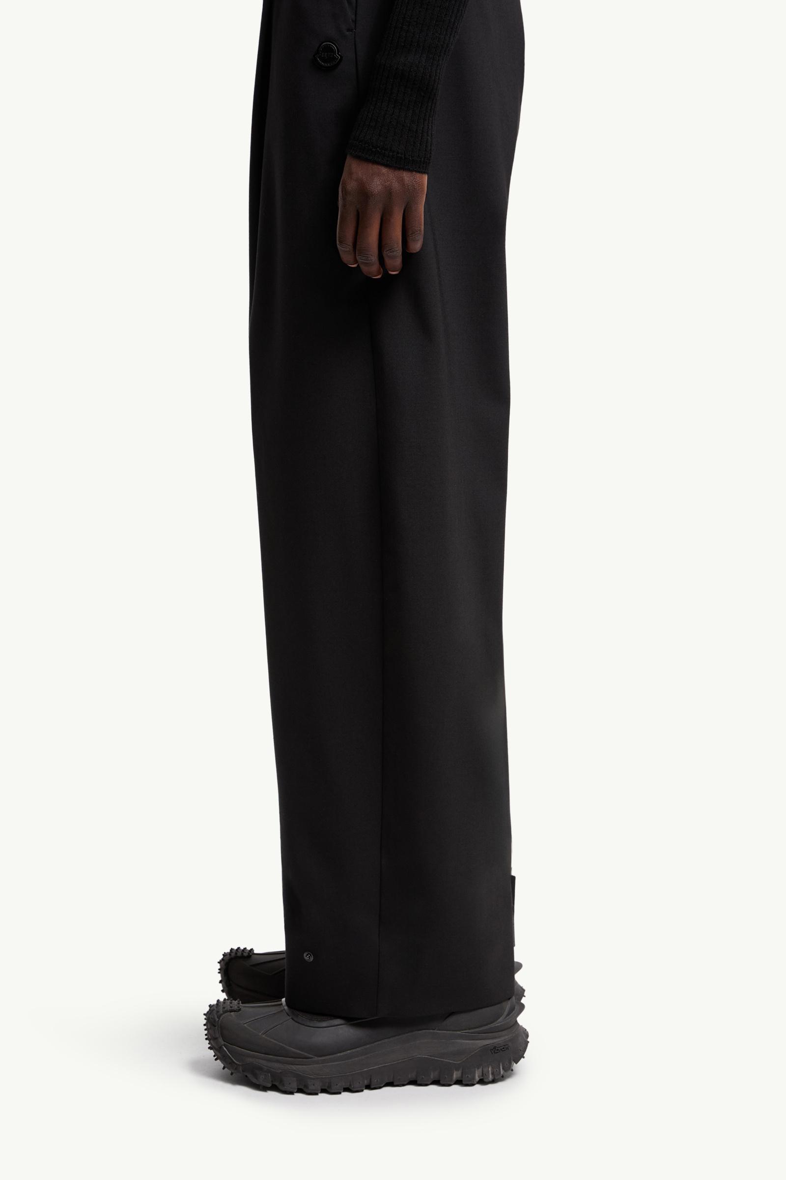 Moncler x EE72 by Edward Enninful Wool Pants Women Black Moncler 1