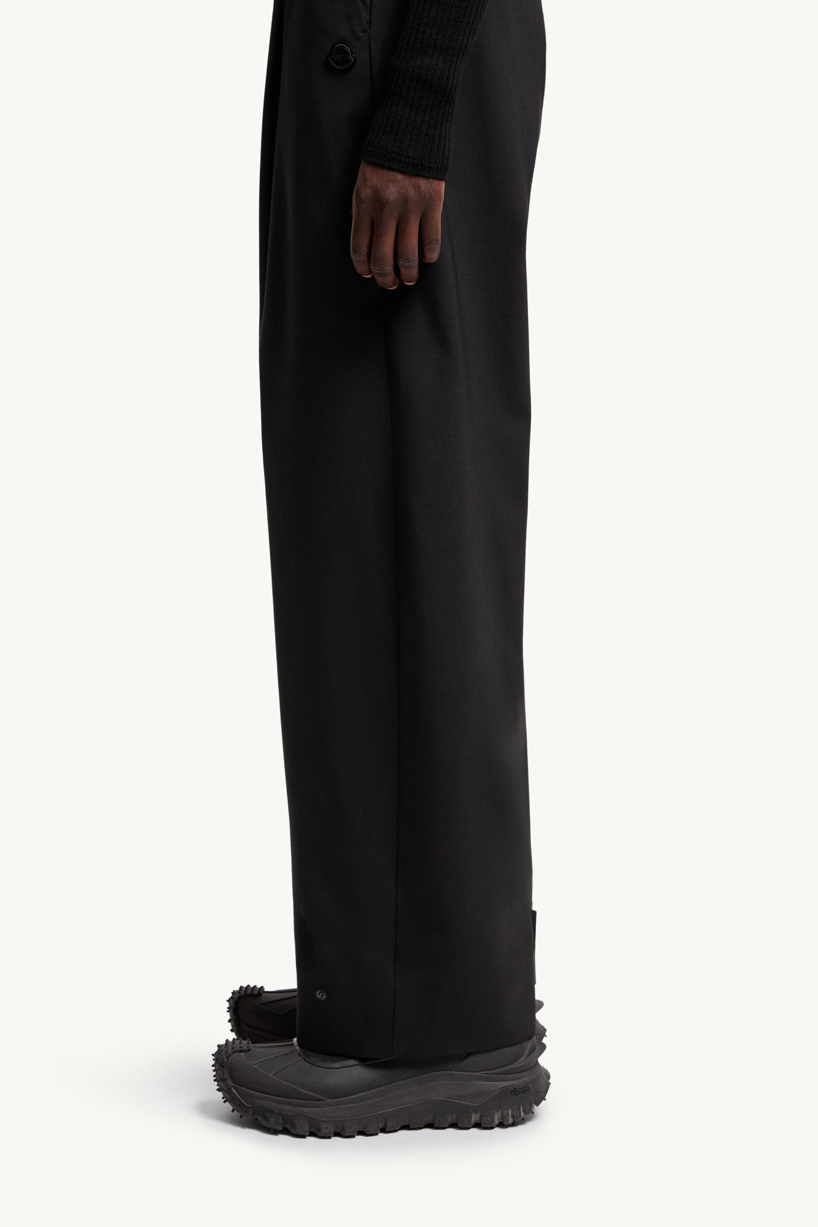Moncler x EE72 by Edward Enninful Wool Pants Women Black Moncler 1