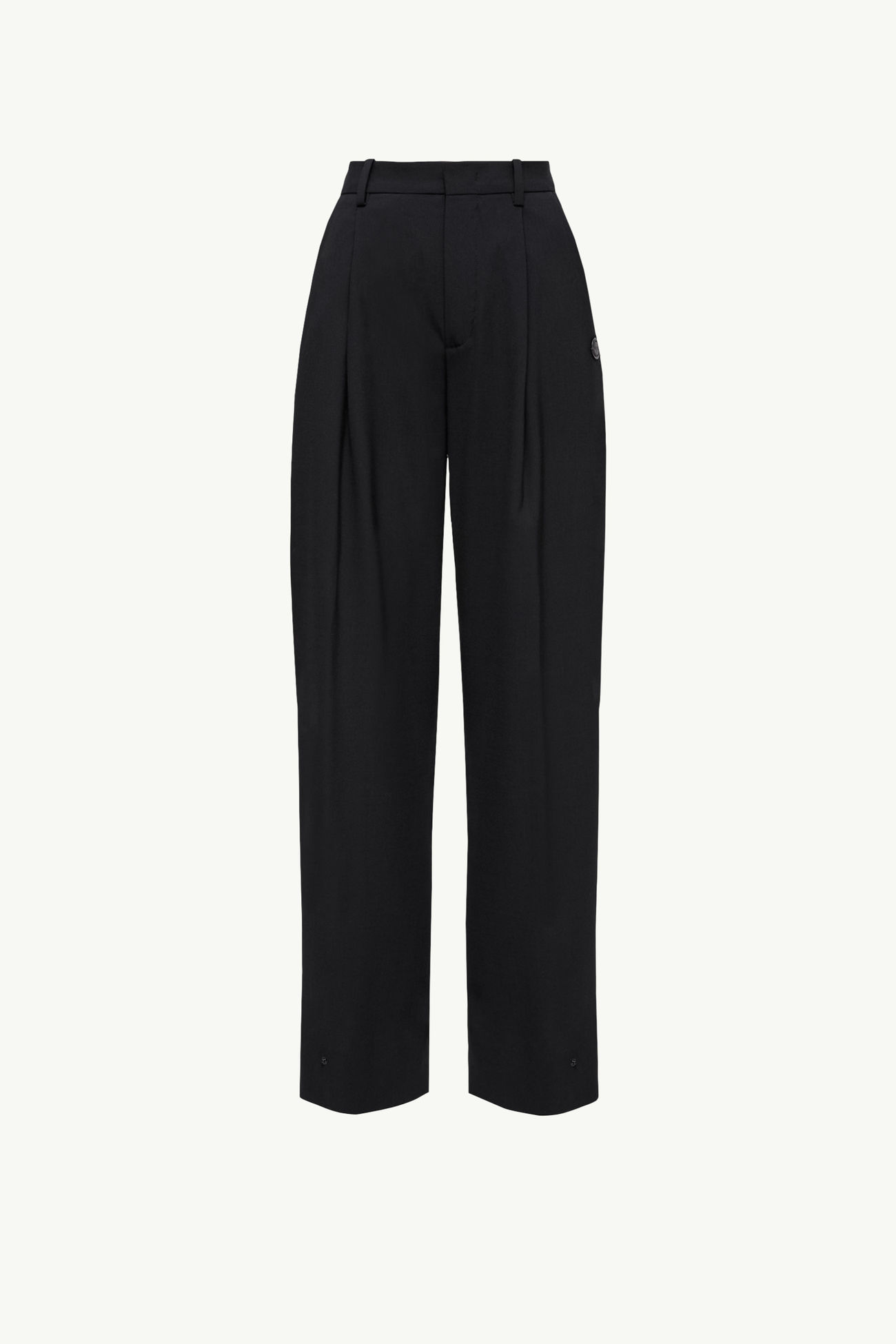 Pantaloni Moncler x EE72 di Edward Enninful in lana Donna Nero Moncler 2
