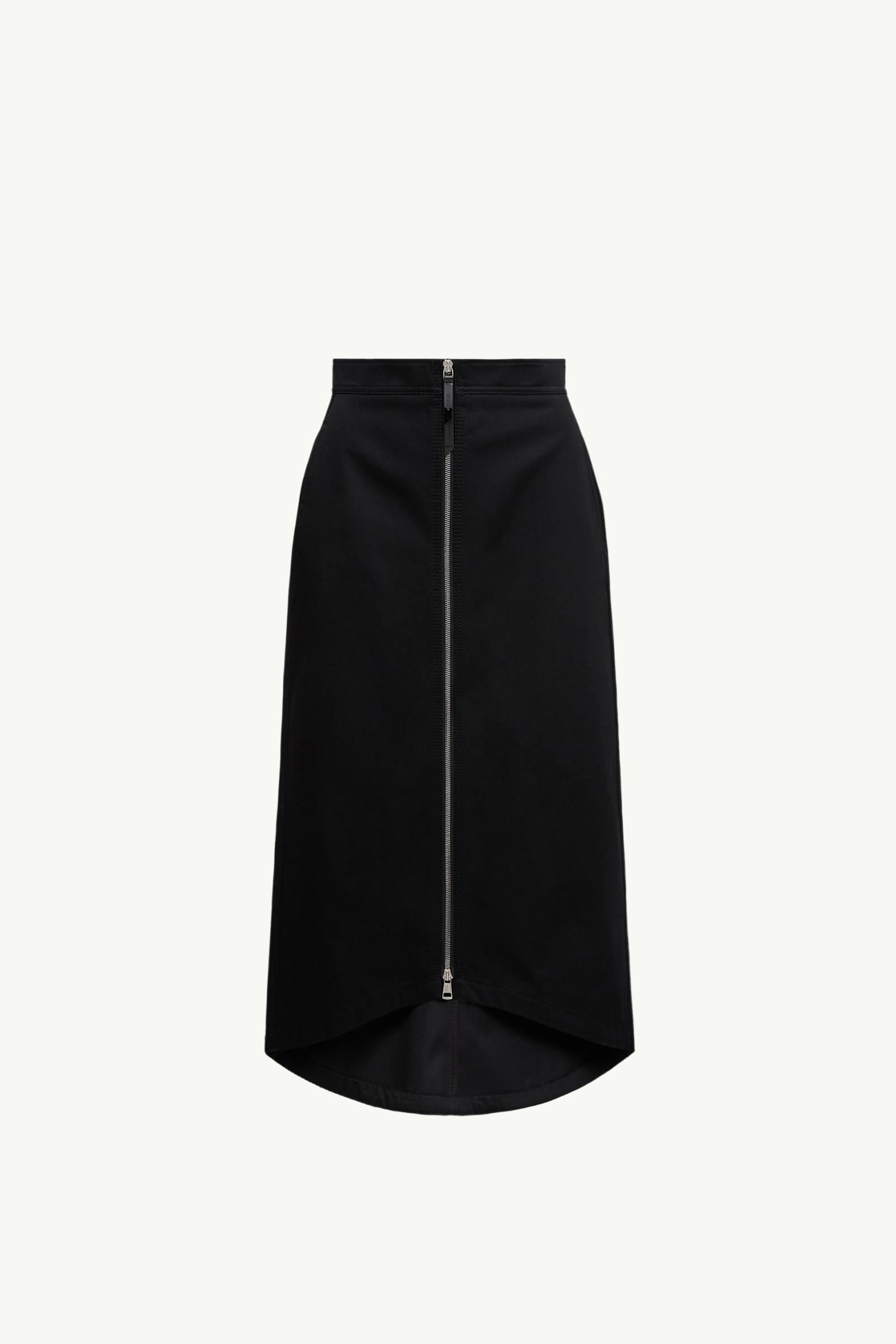 Moncler x EE72 by Edward Enninful Cotton Gabardine Midi Skirt Women Black Moncler 2