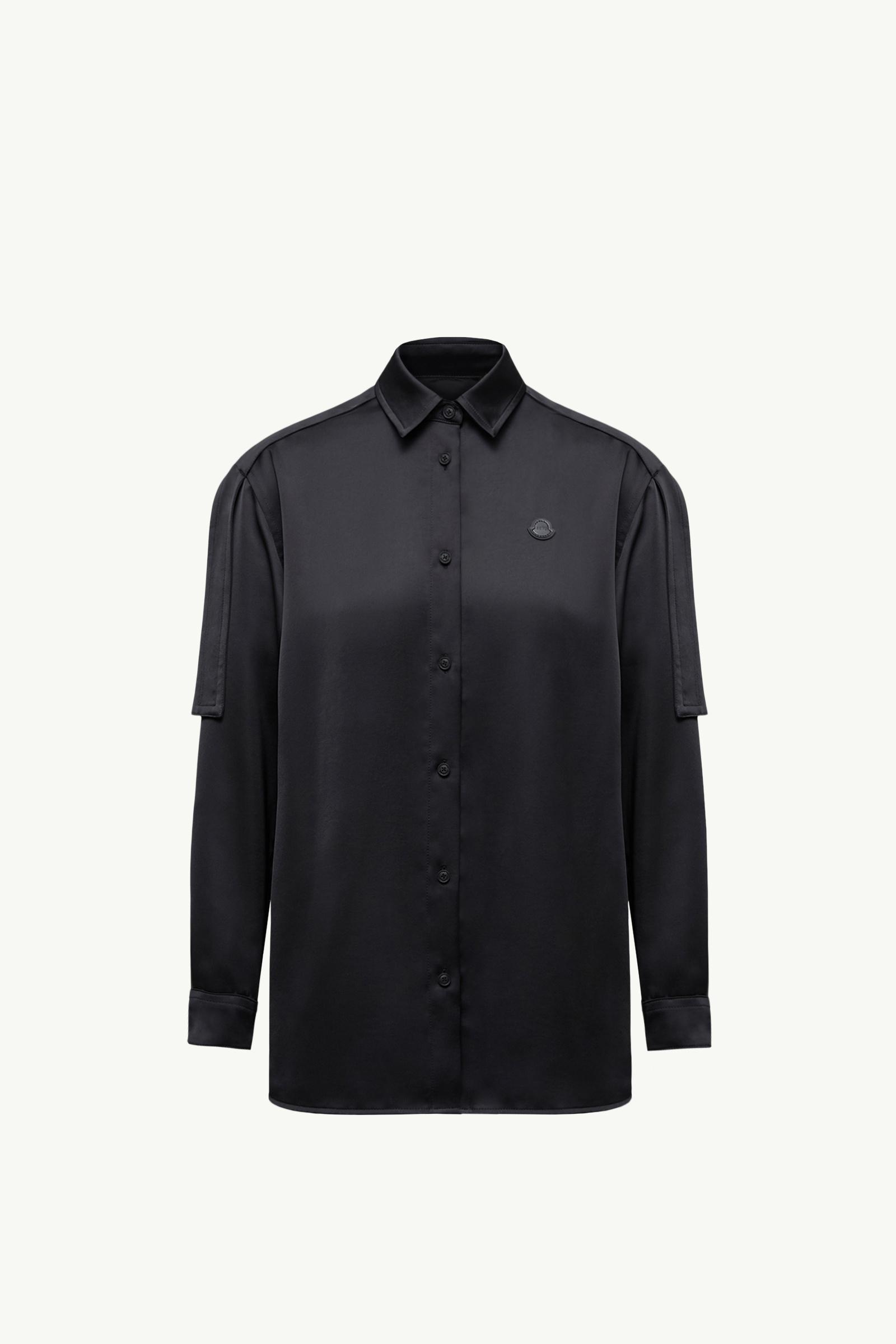 Black Moncler x EE72 by Edward Enninful Satin Shirt - Moncler x