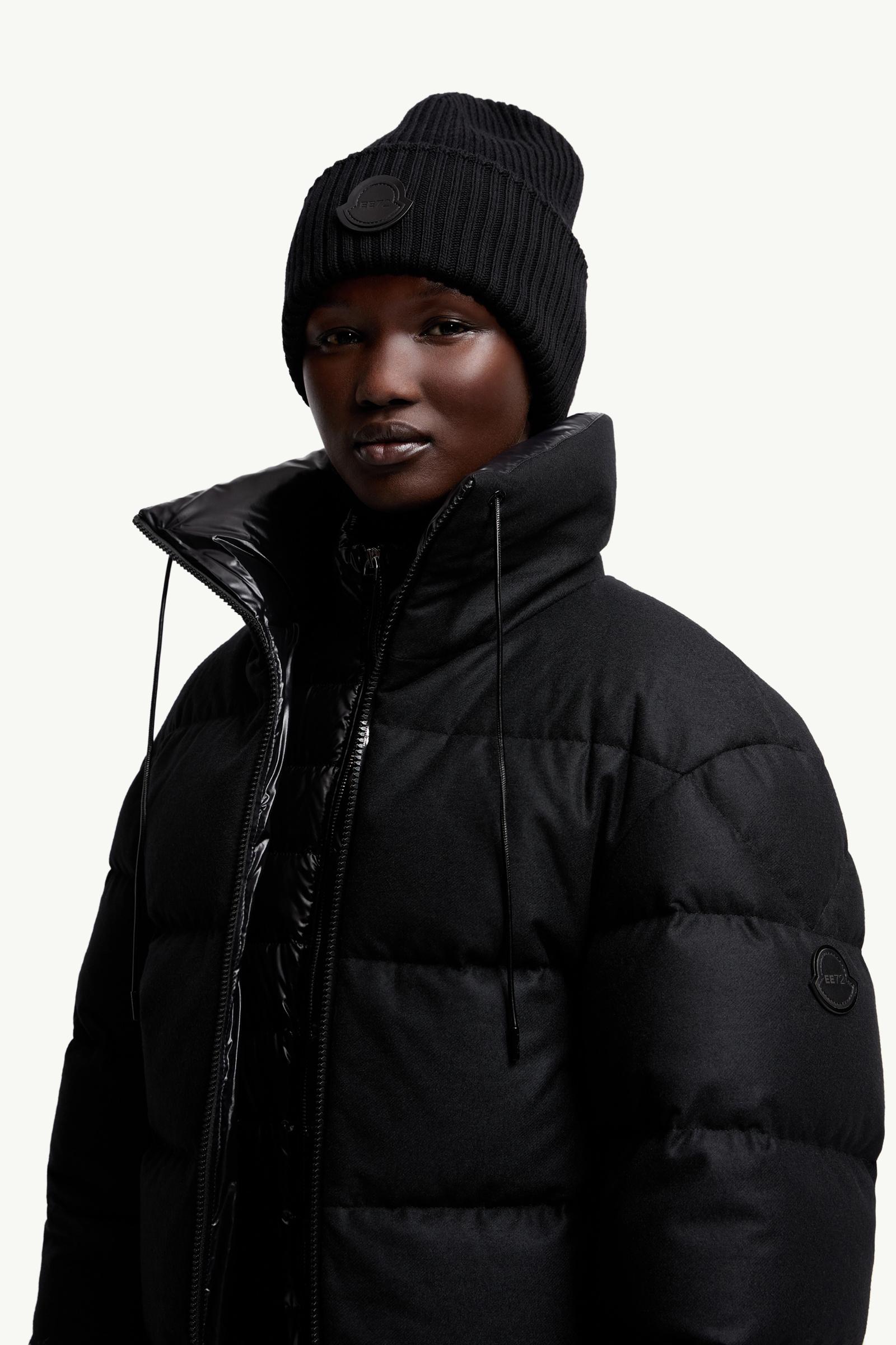 Moncler x EE72 by Edward Enninful Wool Beanie Women Black Moncler 1