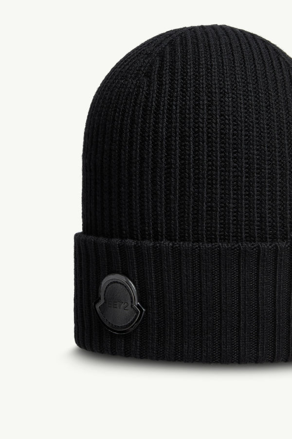 Berretto Moncler x EE72 di Edward Enninful in lana Donna Nero Moncler 2
