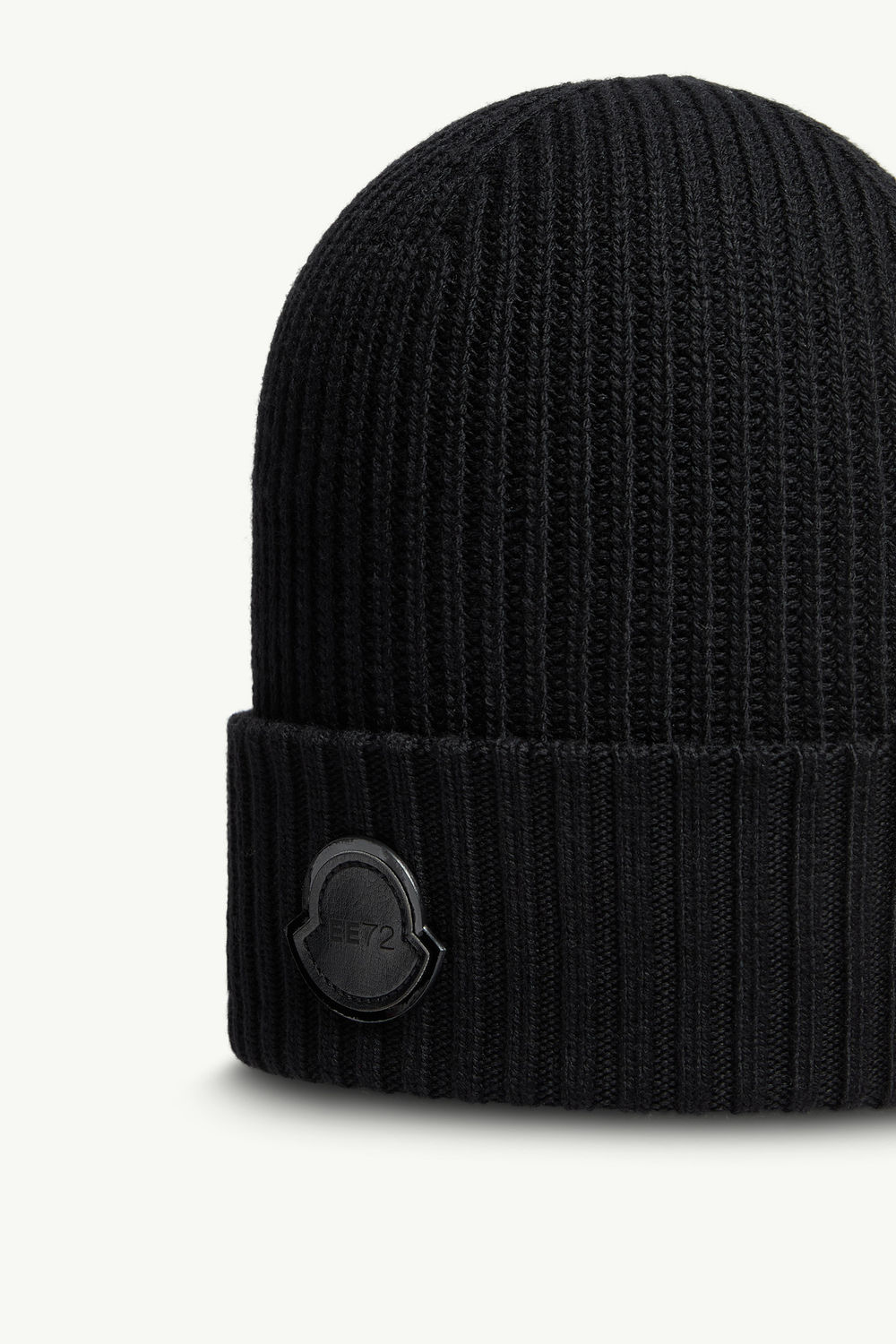 Moncler x EE72 by Edward Enninful Wool Beanie Women Black Moncler 2