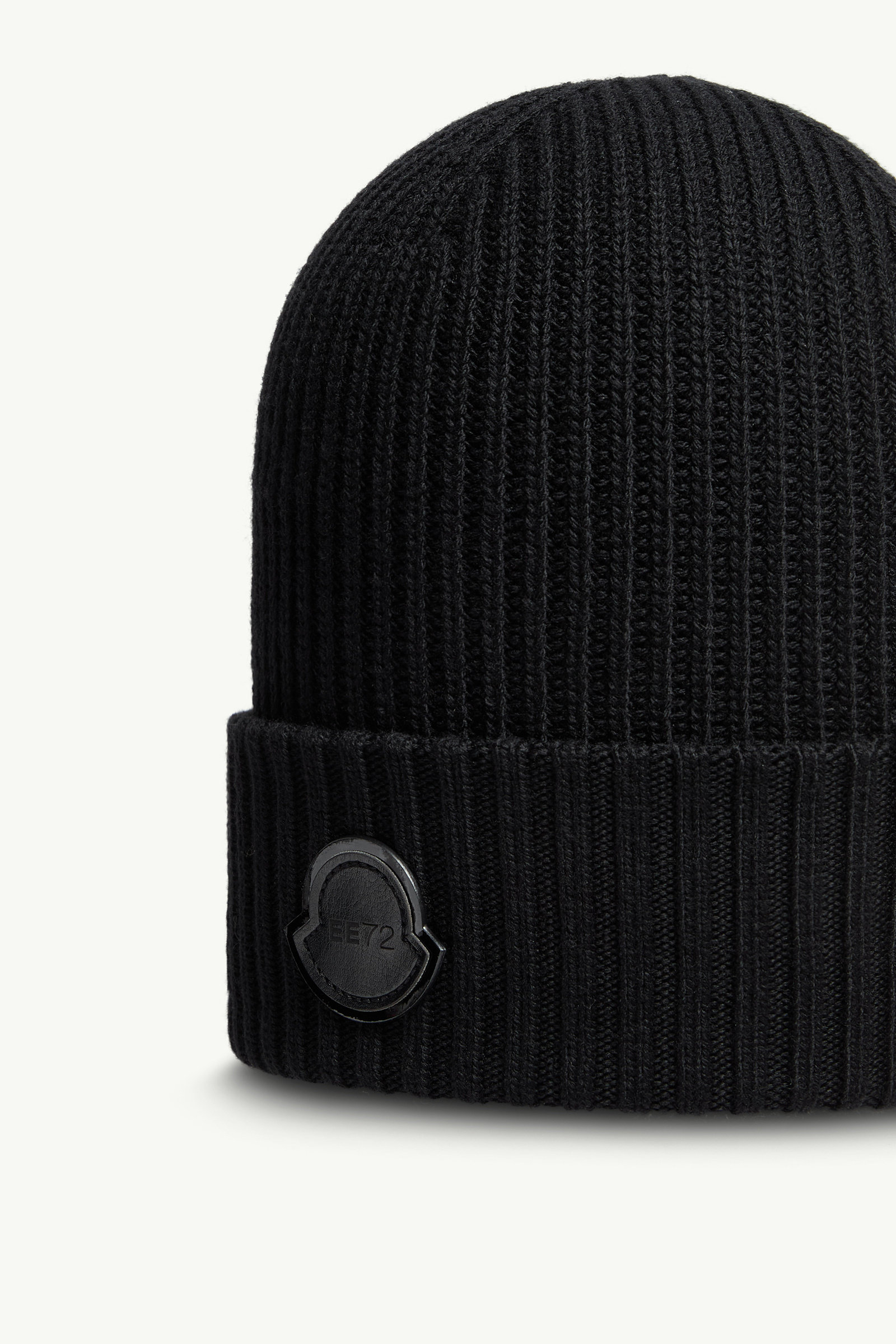 Moncler x EE72 by Edward Enninful Wool Beanie Women Black Moncler 2