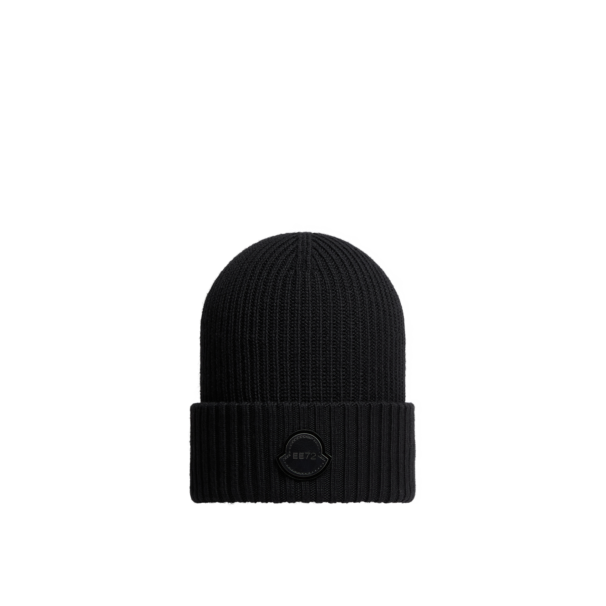 Moncler   X Ee72 By Edward Enninful Wool Beanie for Women in Black, Size: One Size