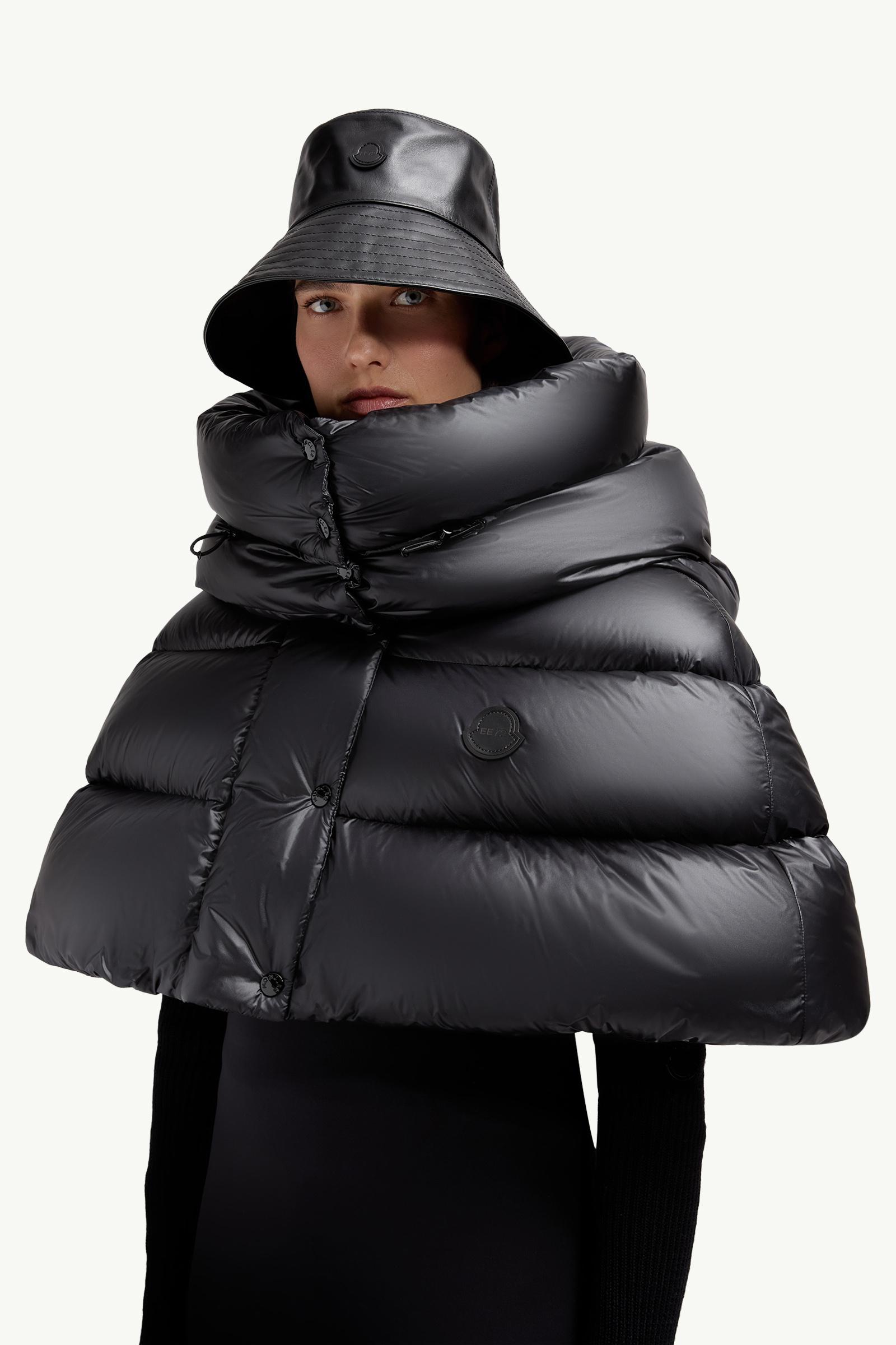 Moncler x EE72 by Edward Enninful Leather Bucket Hat Women Black Moncler 1