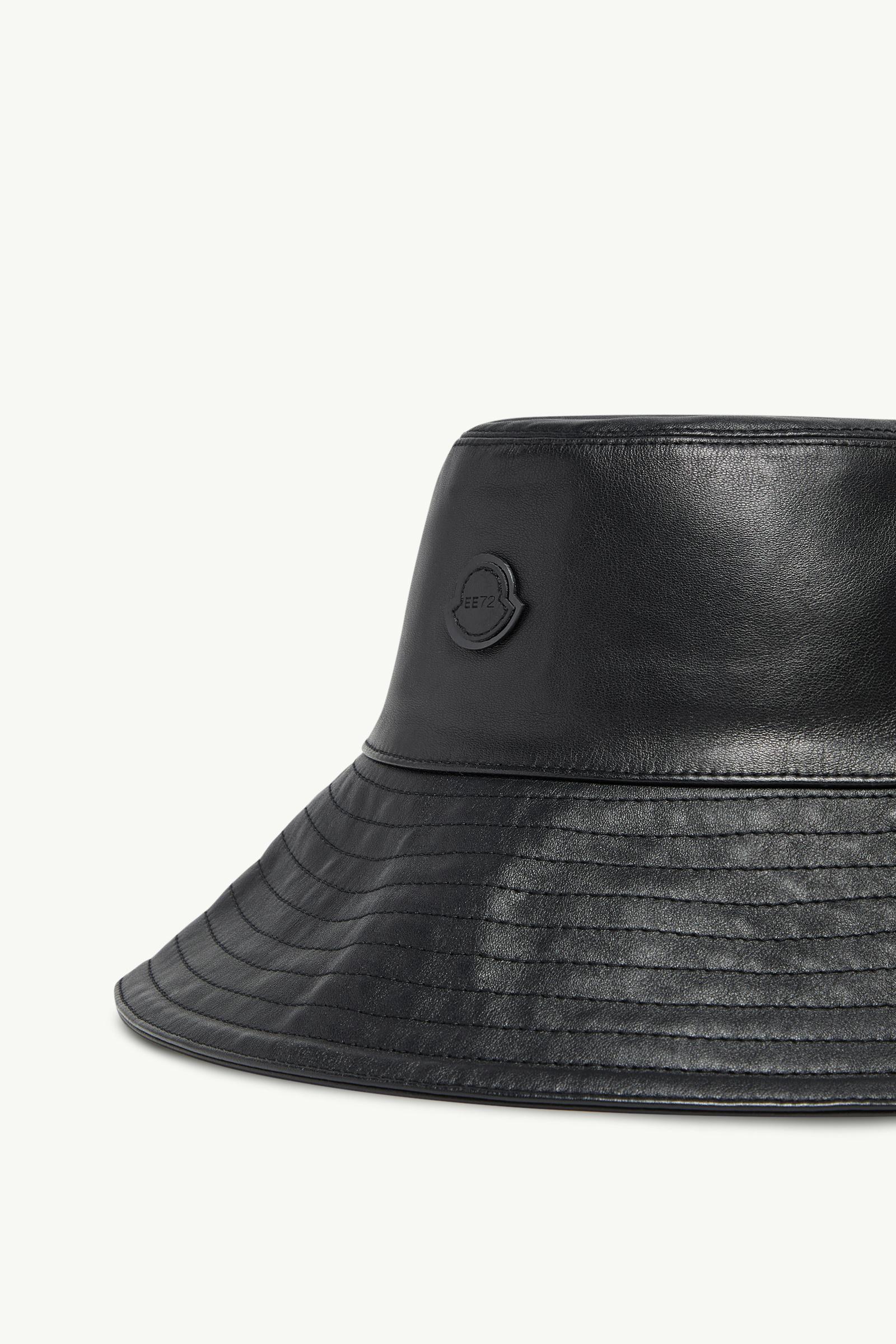 新品 MONCLER BUCKET HAT M Black Water-Repellent Bucket Hat - Hats & Beanies for Men | Moncler US