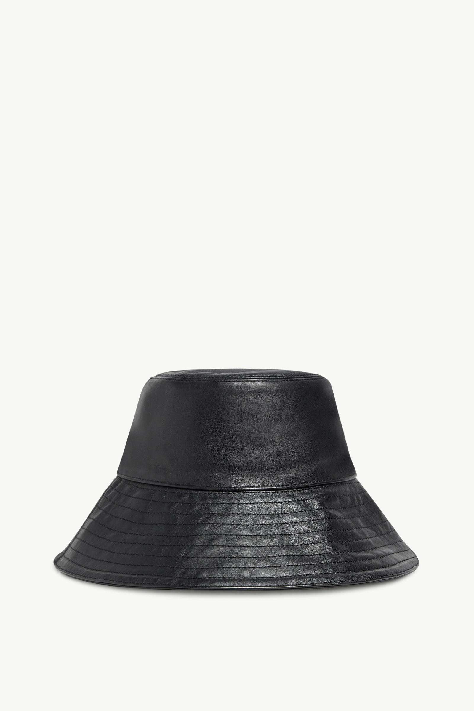 Moncler x EE72 by Edward Enninful Leather Bucket Hat Women Black Moncler 3