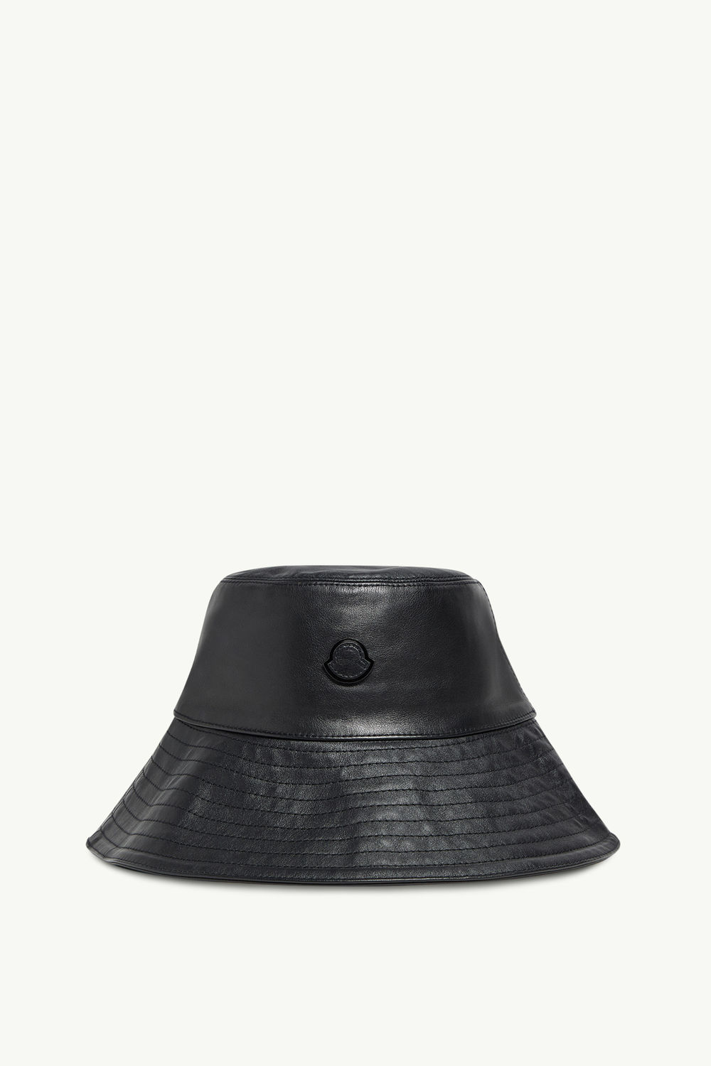 Moncler x EE72 by Edward Enninful Leather Bucket Hat Women Black Moncler 0