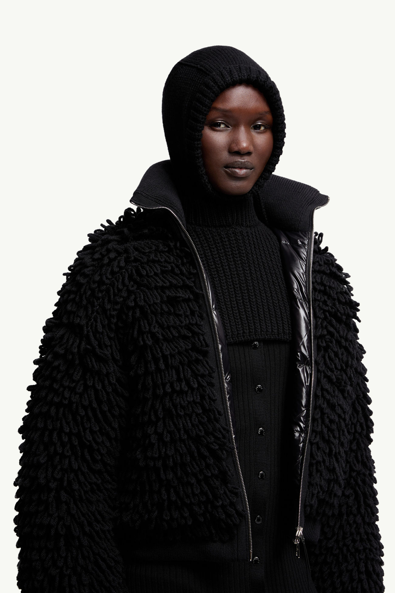 Moncler x EE72 by Edward Enninful バラクラバ レディース ブラック Moncler 1