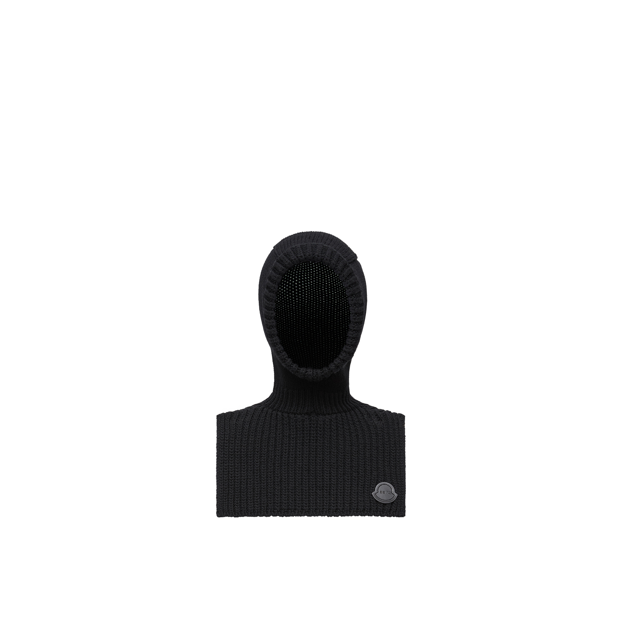 Moncler   X Ee72 By Edward Enninful Wool Balaclava for Women in Black, Size: One Size