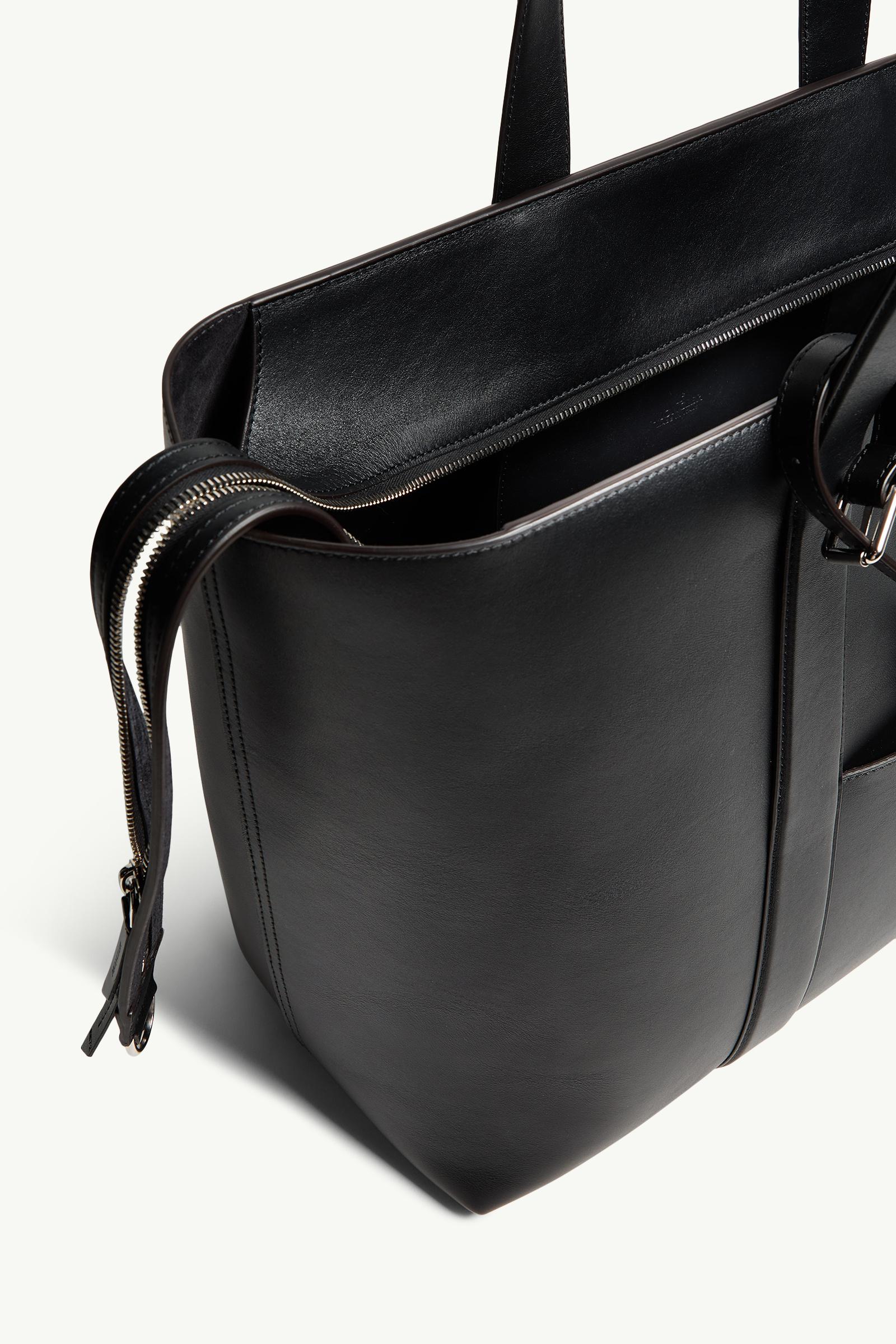 Black Moncler x EE72 by Edward Enninful EE Leather Tote - Moncler