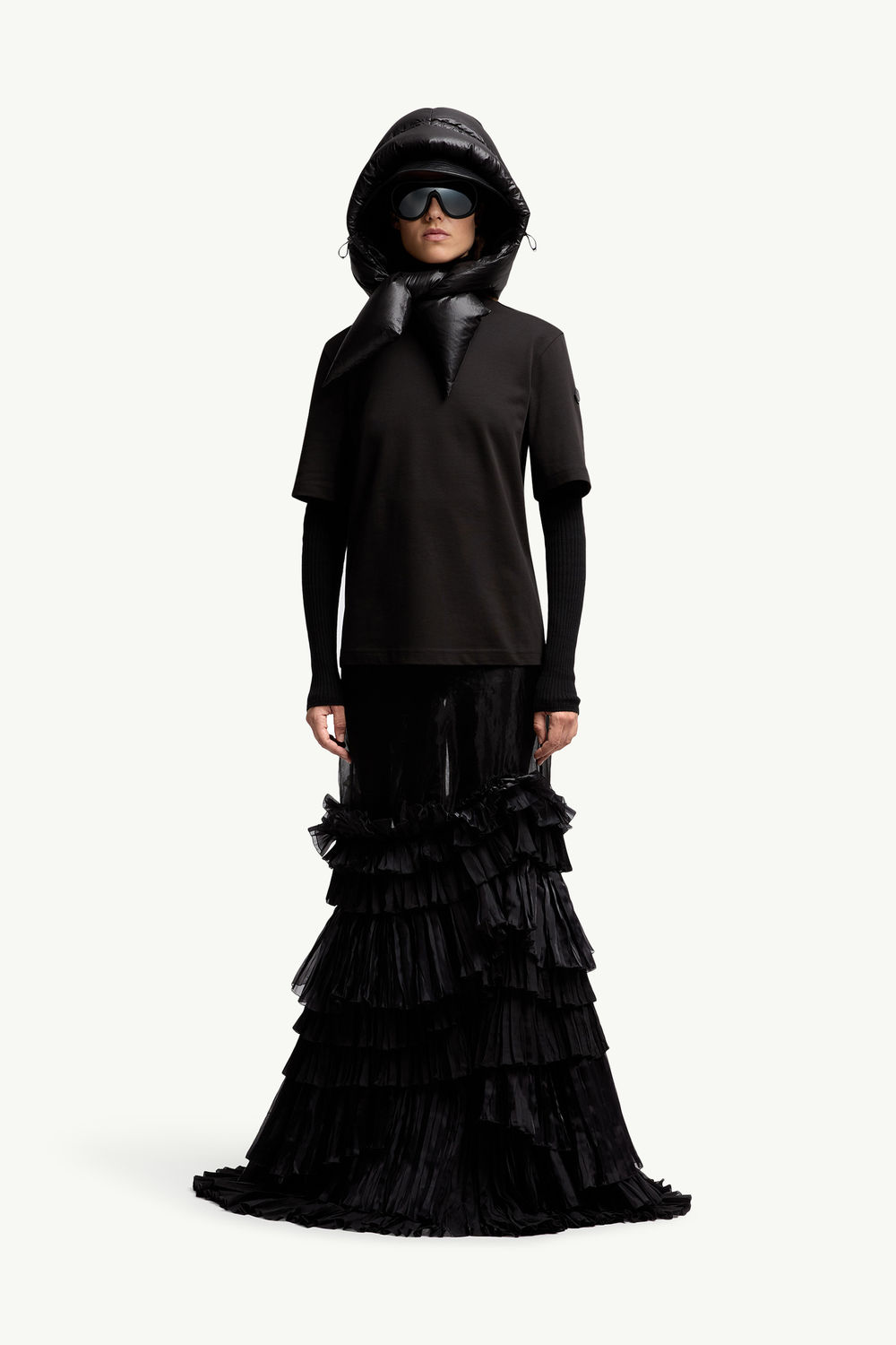 Moncler x EE72 by Edward Enninful Cotton T-Shirt Women Black Moncler 0