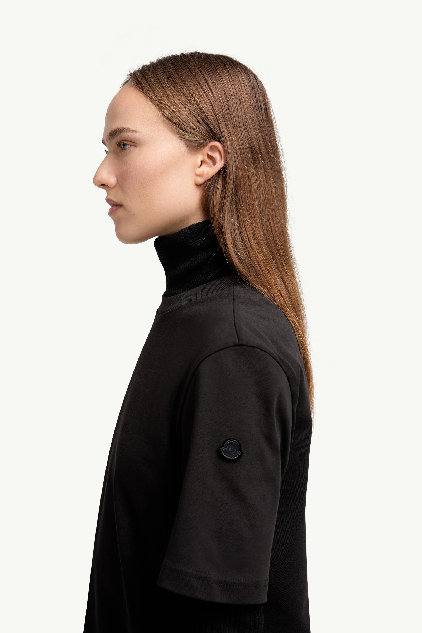 T-shirt en coton Moncler x EE72 par Edward Enninful Femmes Noir Moncler 1