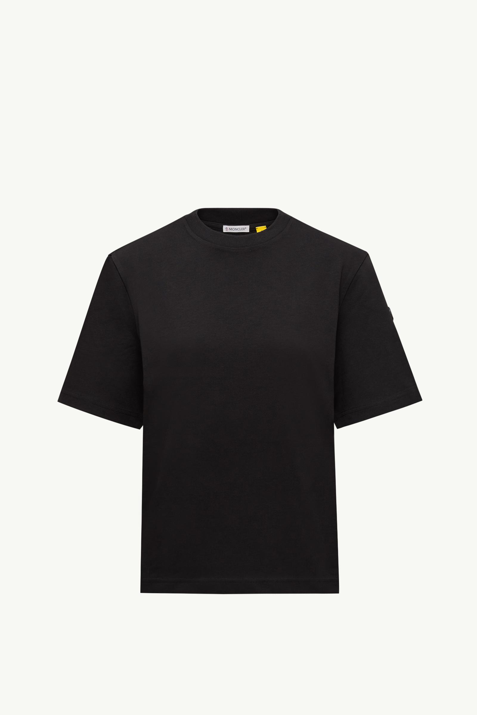 Black Moncler x EE72 by Edward Enninful Cotton T-Shirt - Moncler x