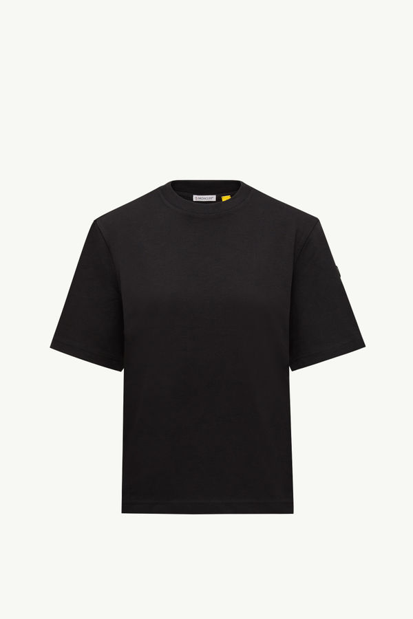 T-shirt Moncler x EE72 di Edward Enninful in cotone Donna Nero Moncler 2