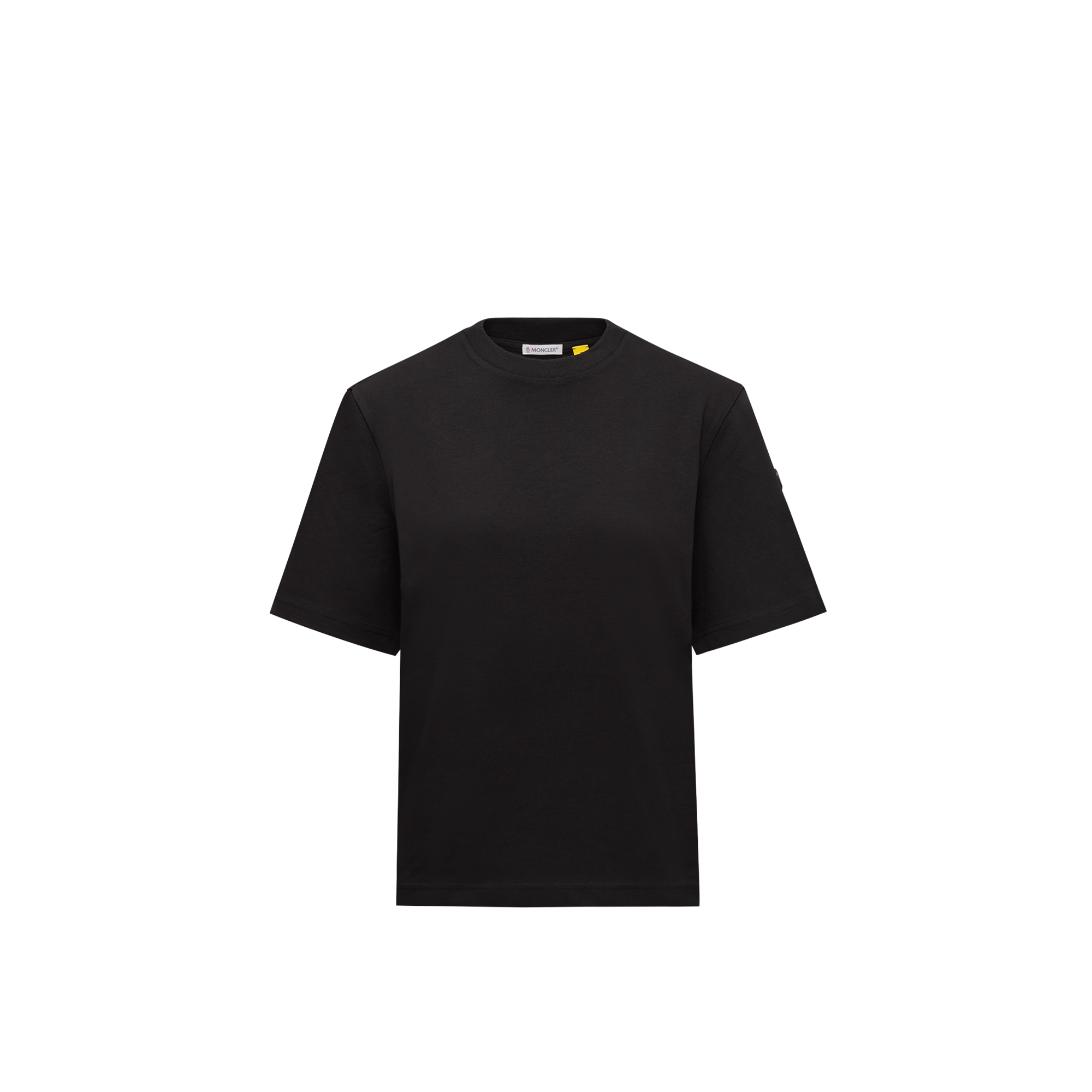 Moncler   X Ee72 By Edward Enninful Cotton T-Shirt for Women in Black, Size: Xxs