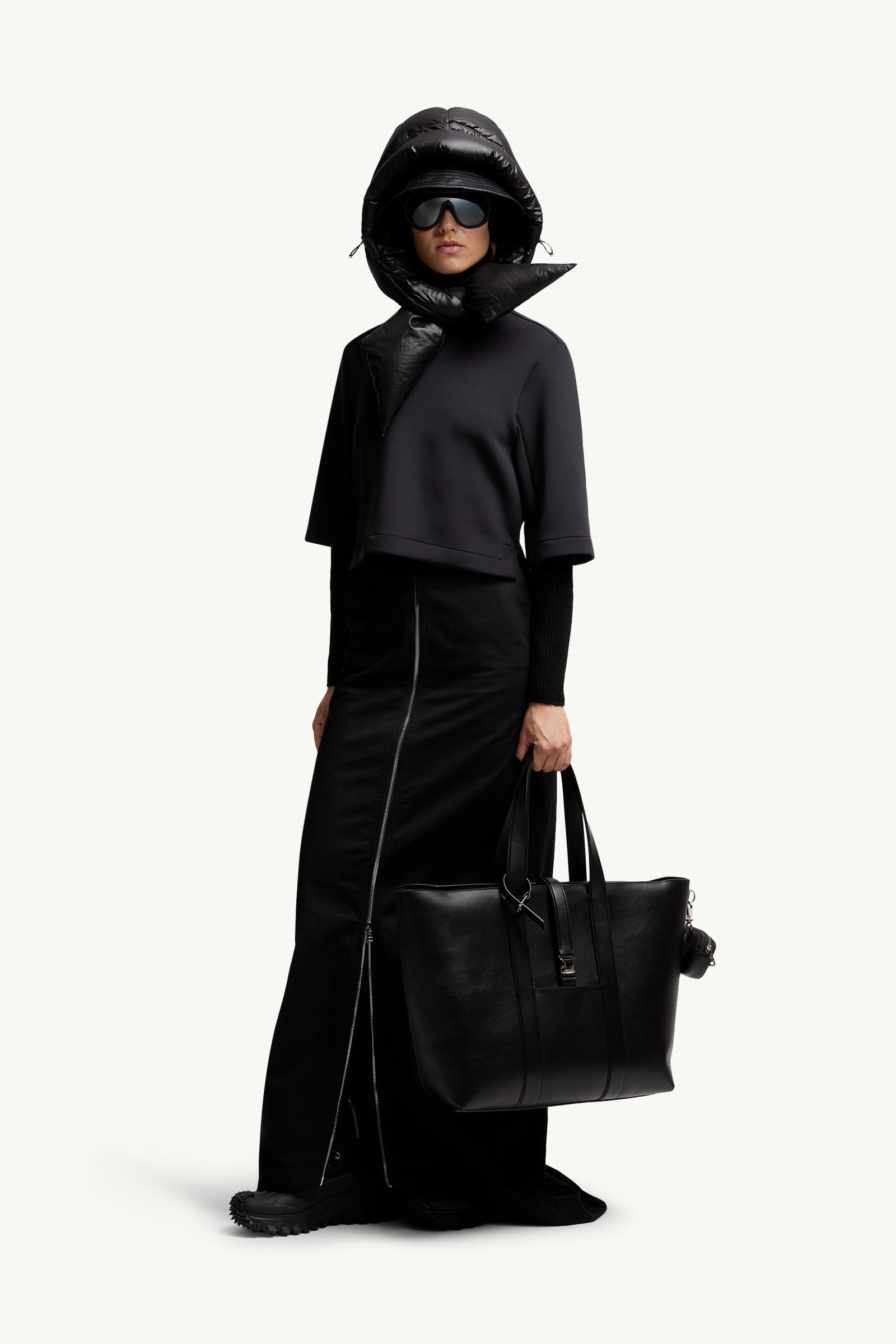 Camiseta de neopreno Moncler x EE72 by Edward Enninful Mujer Negro Moncler 0