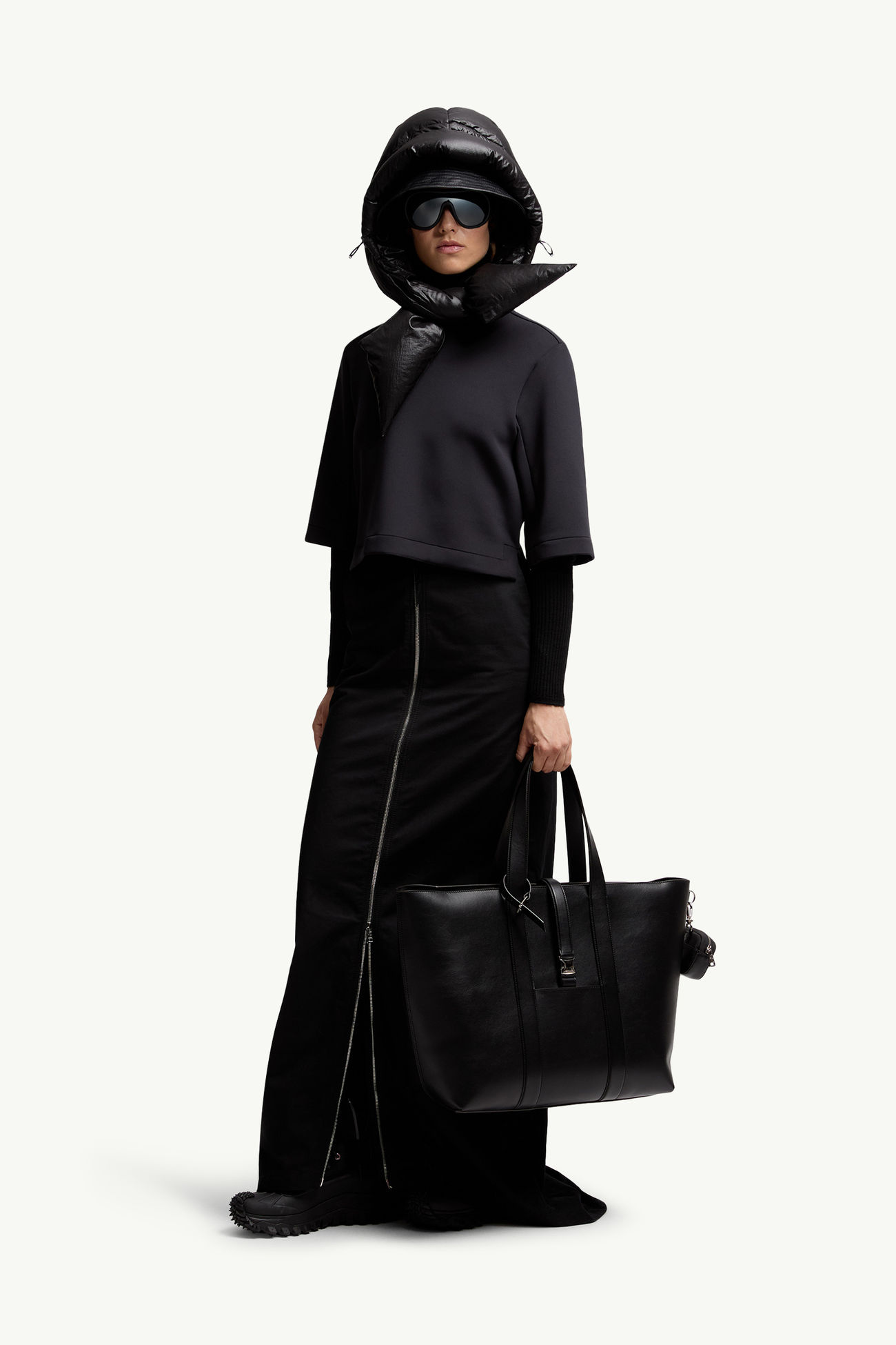 Moncler x EE72 by Edward Enninful 네오프렌 티셔츠 여성 블랙 Moncler 0