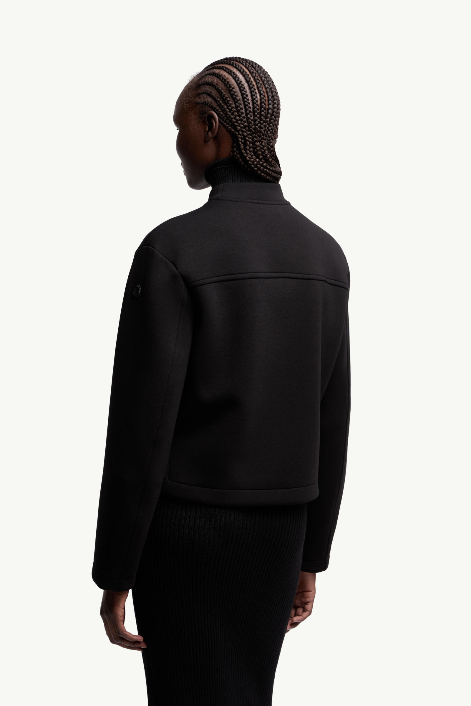 Felpa girocollo Moncler x EE72 di Edward Enninful Donna Nero Moncler 4