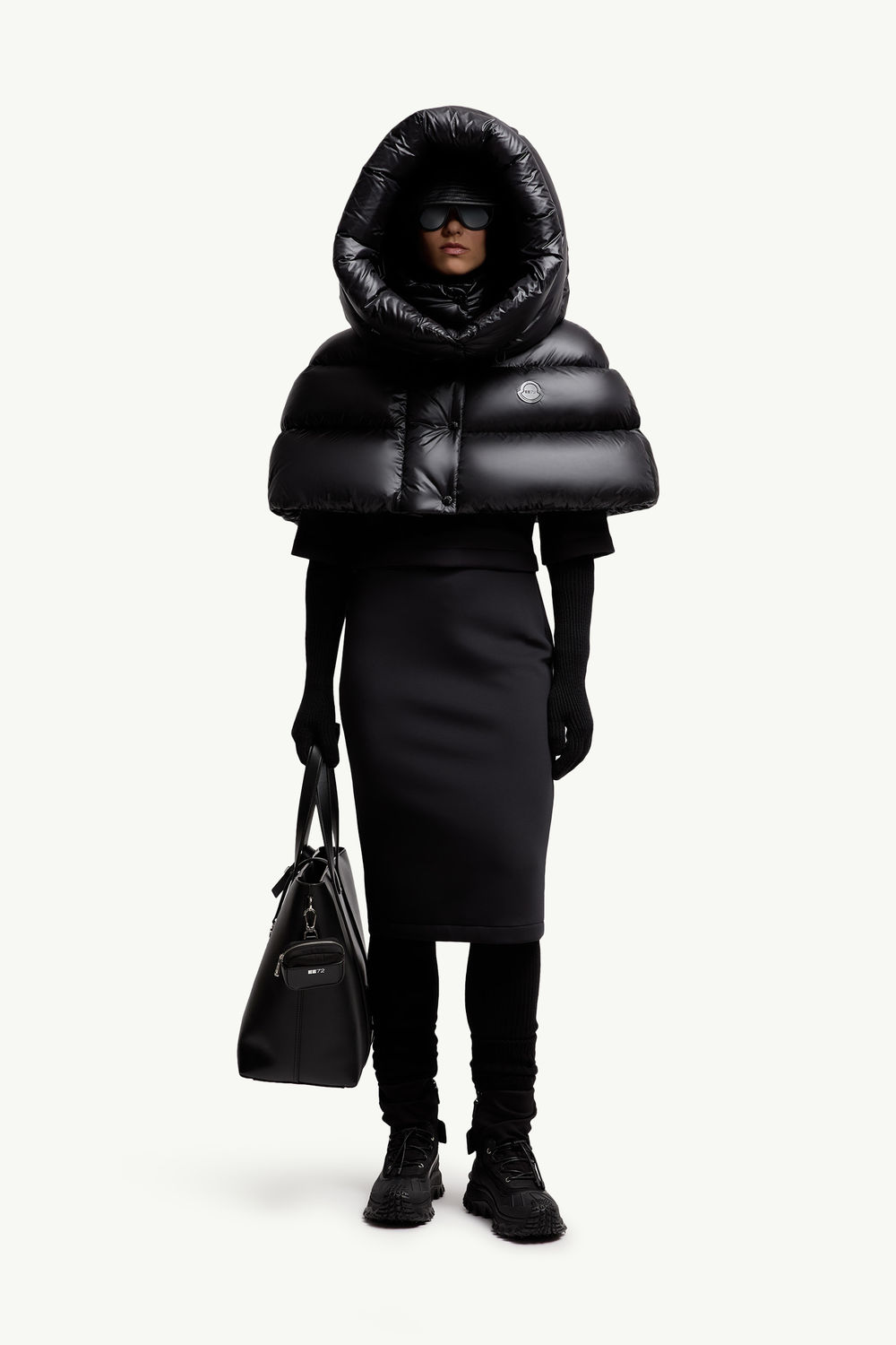 Moncler x EE72 by Edward Enninful Neoprene Skirt Women Black Moncler 0