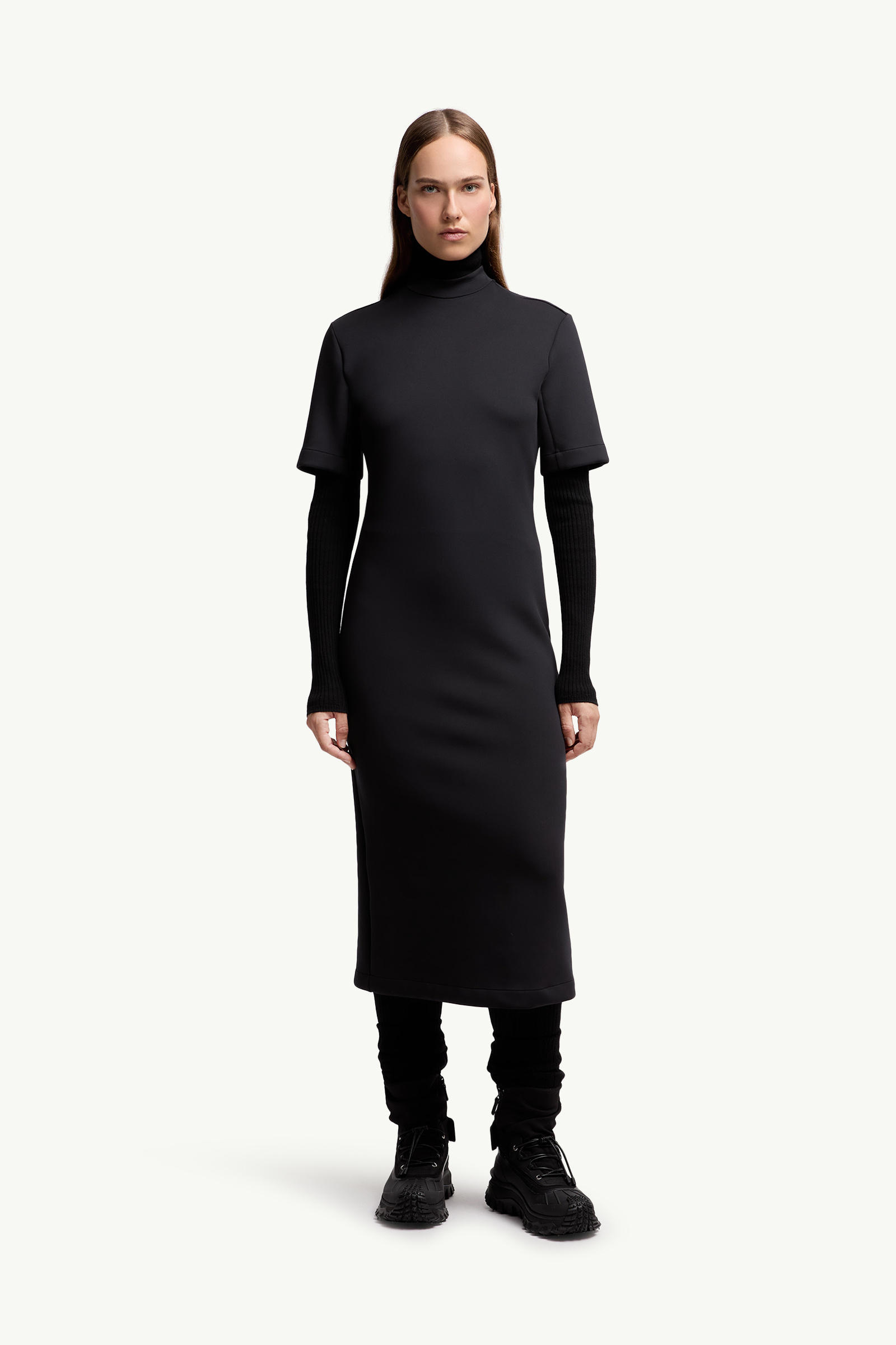 Moncler x EE72 by Edward Enninful Midi Dress Women Black Moncler 3