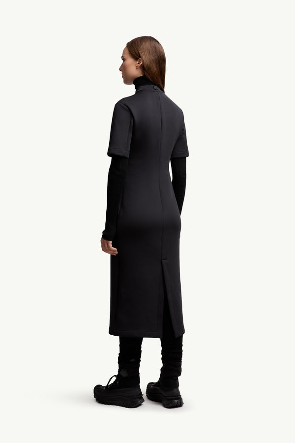 Abito midi Moncler x EE72 di Edward Enninful Donna Nero Moncler 4