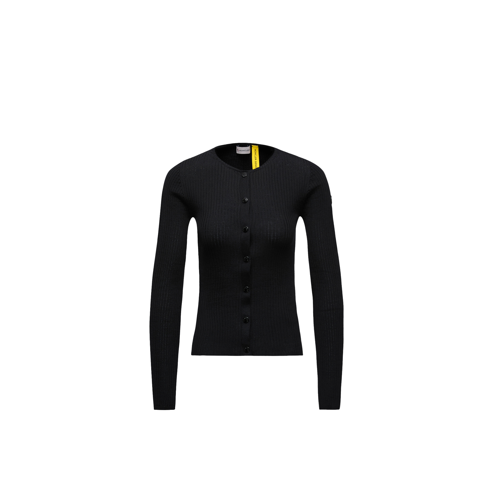 Moncler   X Ee72 By Edward Enninful Wool Cardigan for Women in Black, Size: Xxs