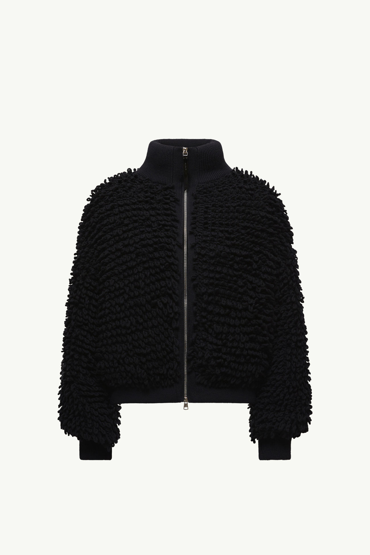 Moncler x EE72 by Edward Enninful女士羊毛混纺拉链开衫 女士 黑色 Moncler 2