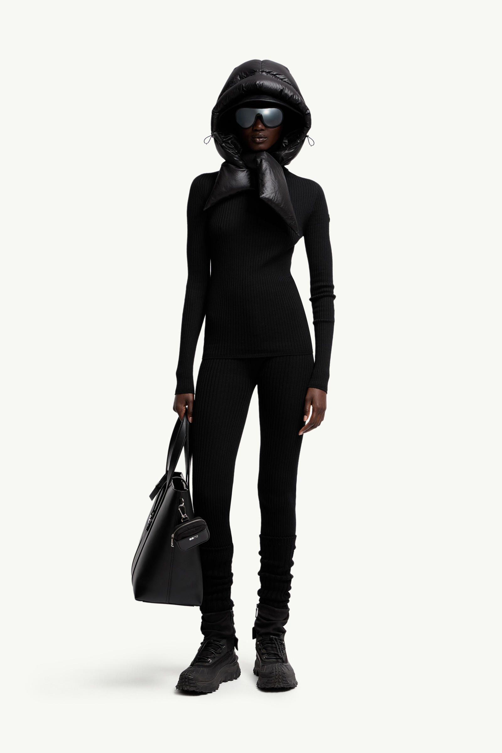 Moncler x EE72 by Edward Enninful Wool Turtleneck Jumper Women Black Moncler 0