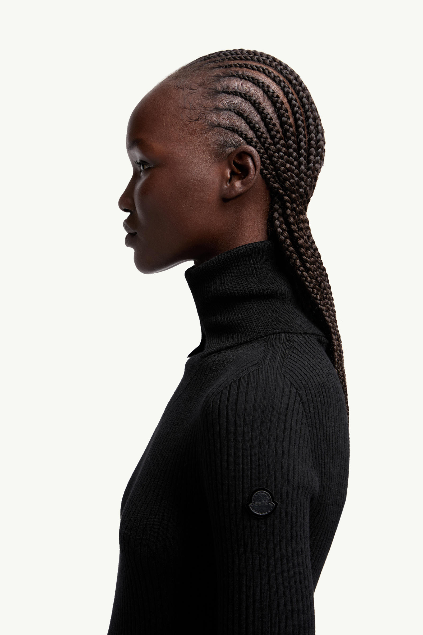 Moncler x EE72 by Edward Enninful Wool Turtleneck Jumper Women Black Moncler 1