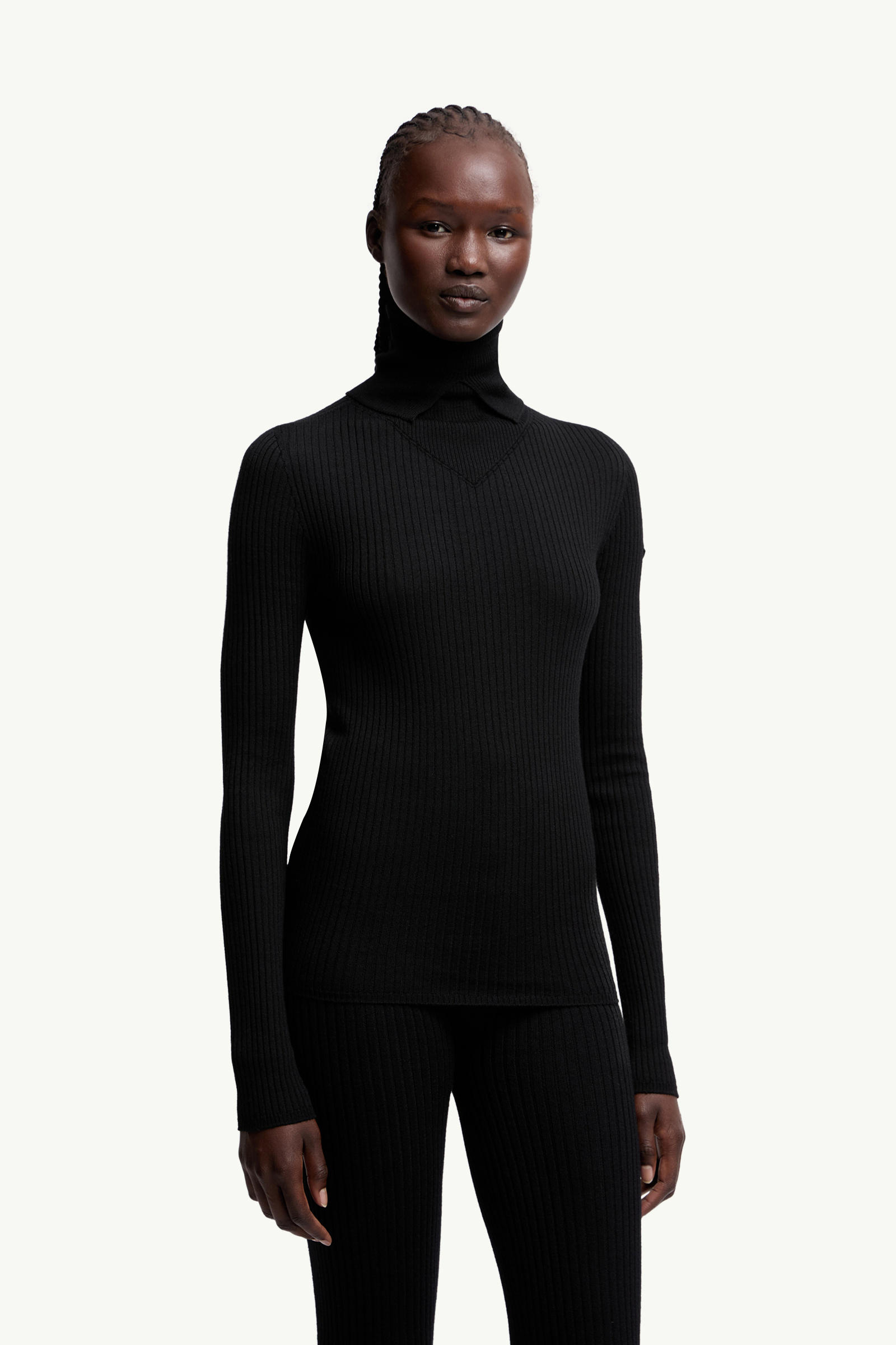 Moncler x EE72 by Edward Enninful Wool Turtleneck Jumper Women Black Moncler 3