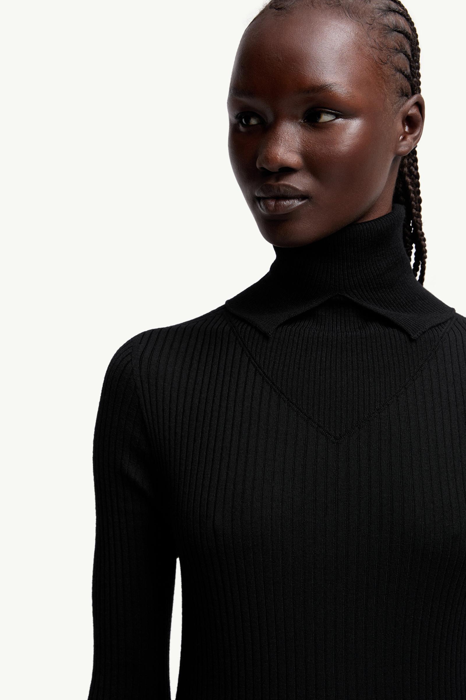 Black Moncler x EE72 by Edward Enninful Wool Turtleneck Jumper