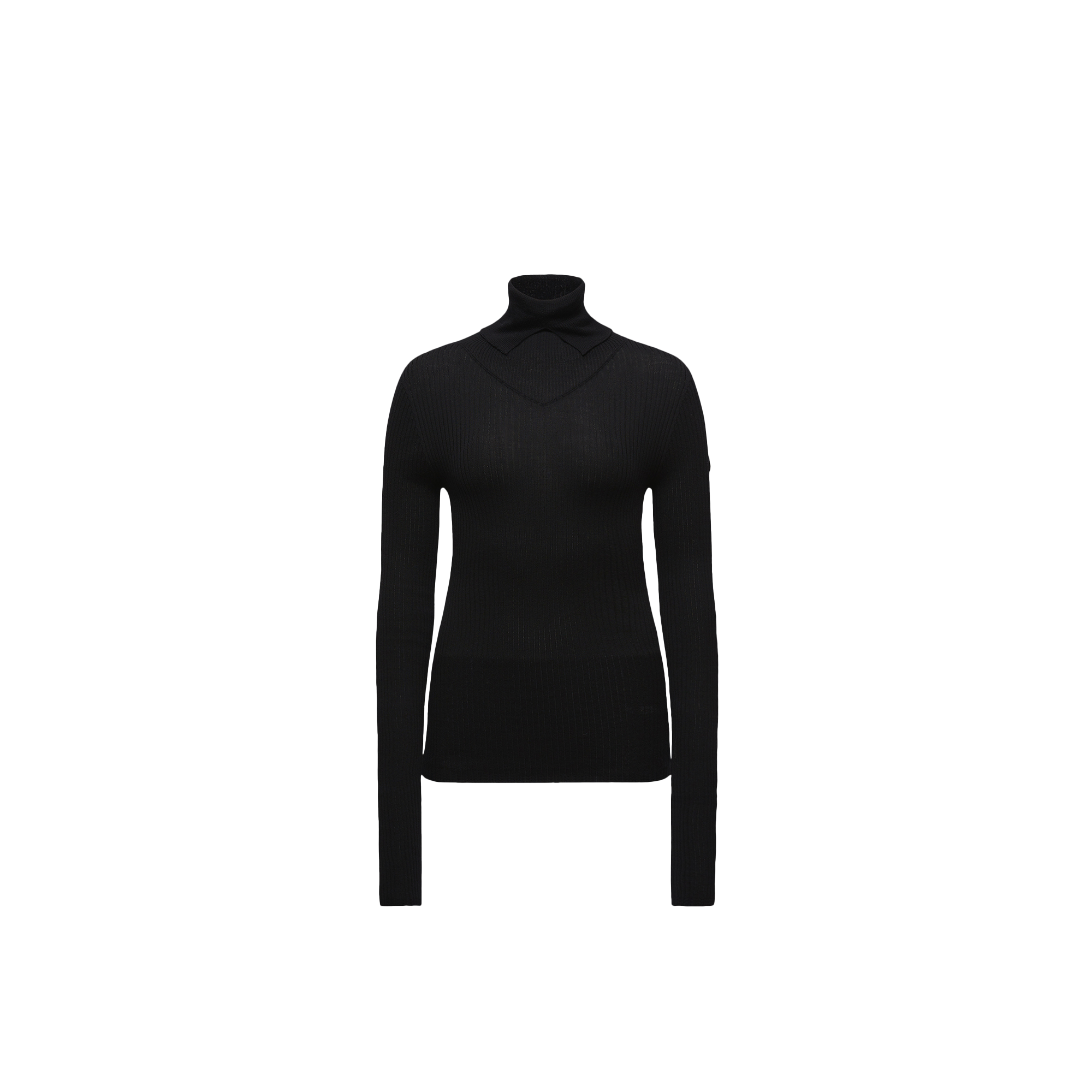 Moncler   X Ee72 By Edward Enninful Wool Turtleneck Jumper for Women in Black, Size: Xxs