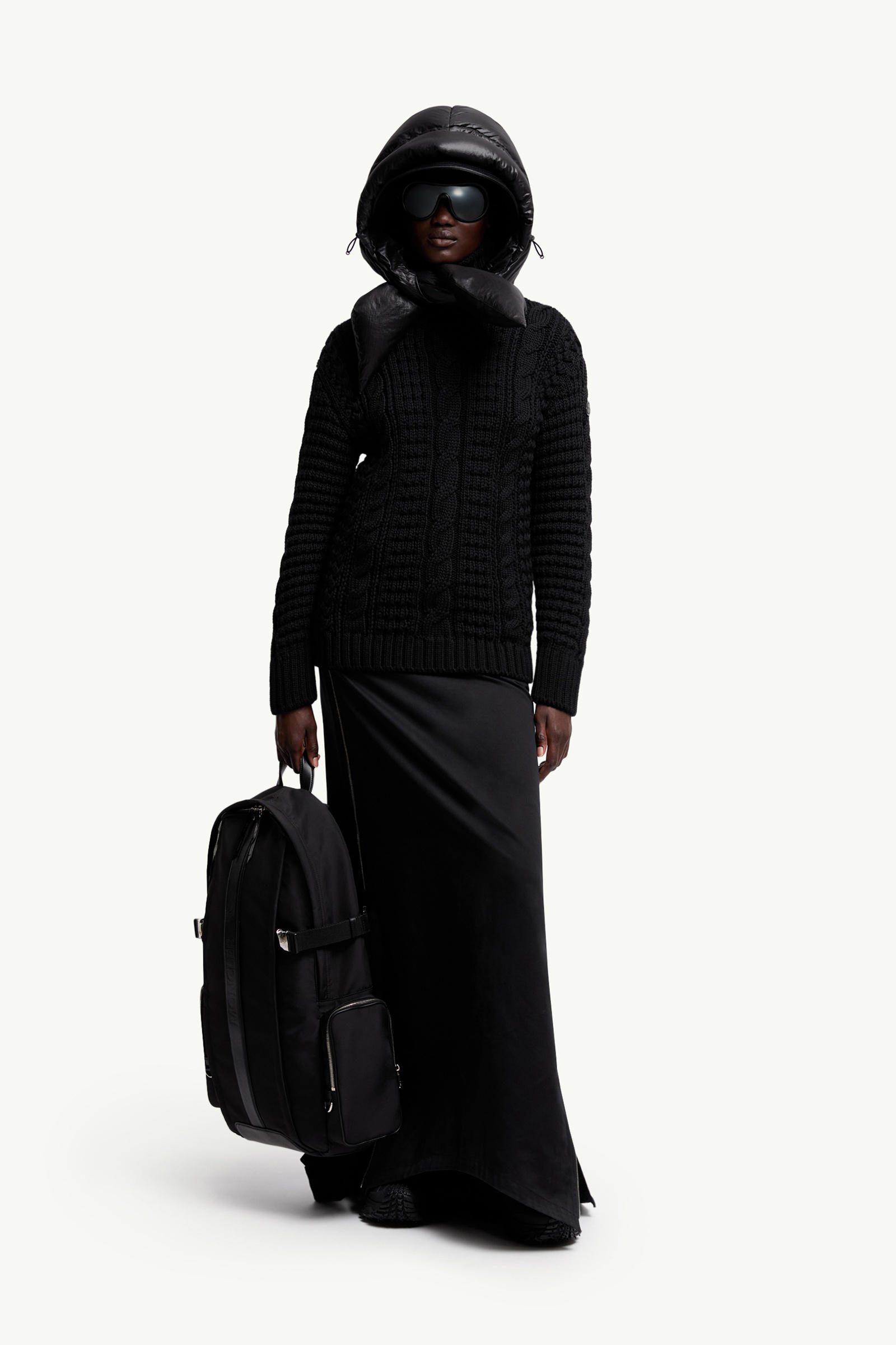 Moncler x EE72 by Edward Enninful Wool Turtleneck Jumper Women Black Moncler 0