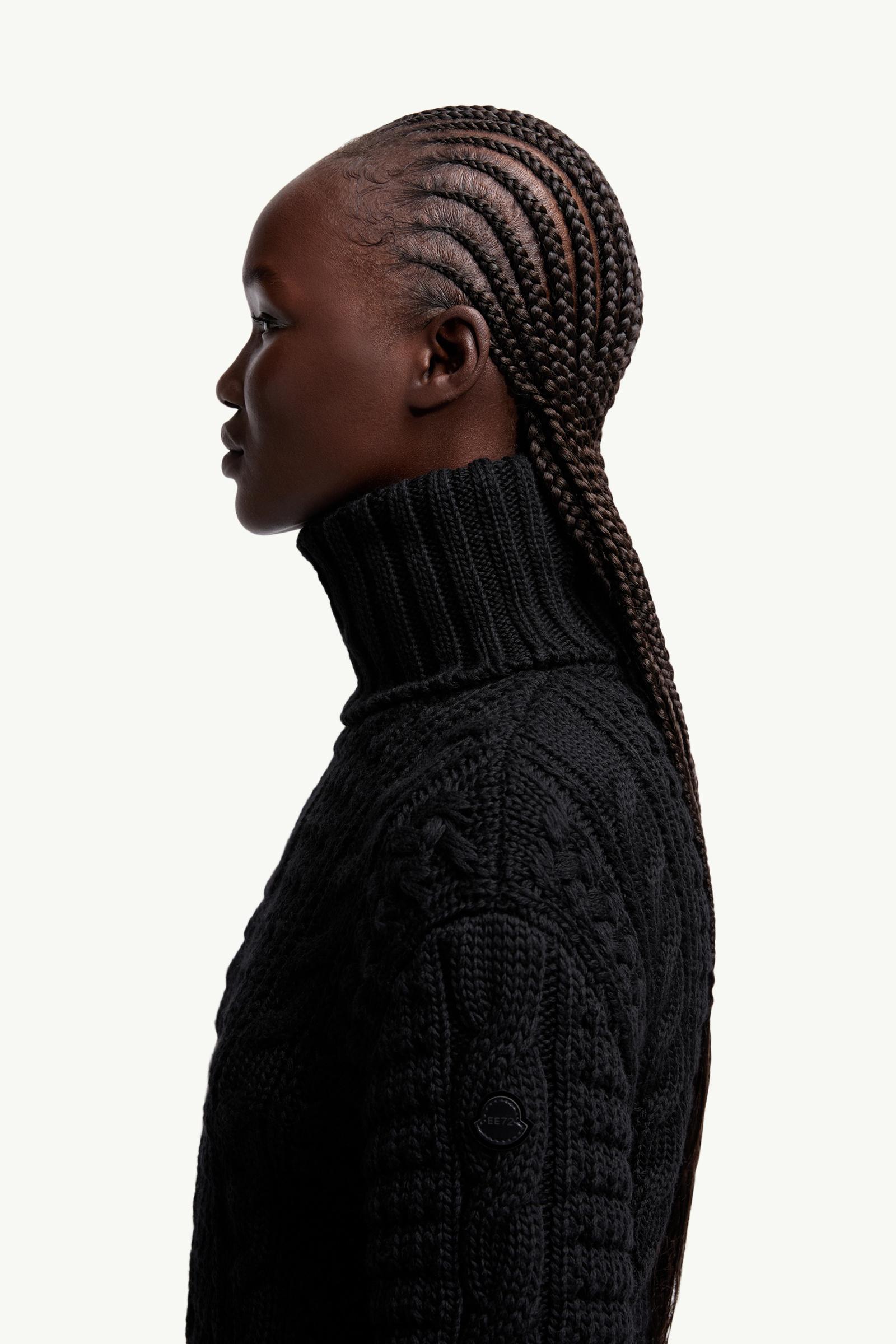 Black Moncler x EE72 by Edward Enninful Wool Turtleneck Sweater