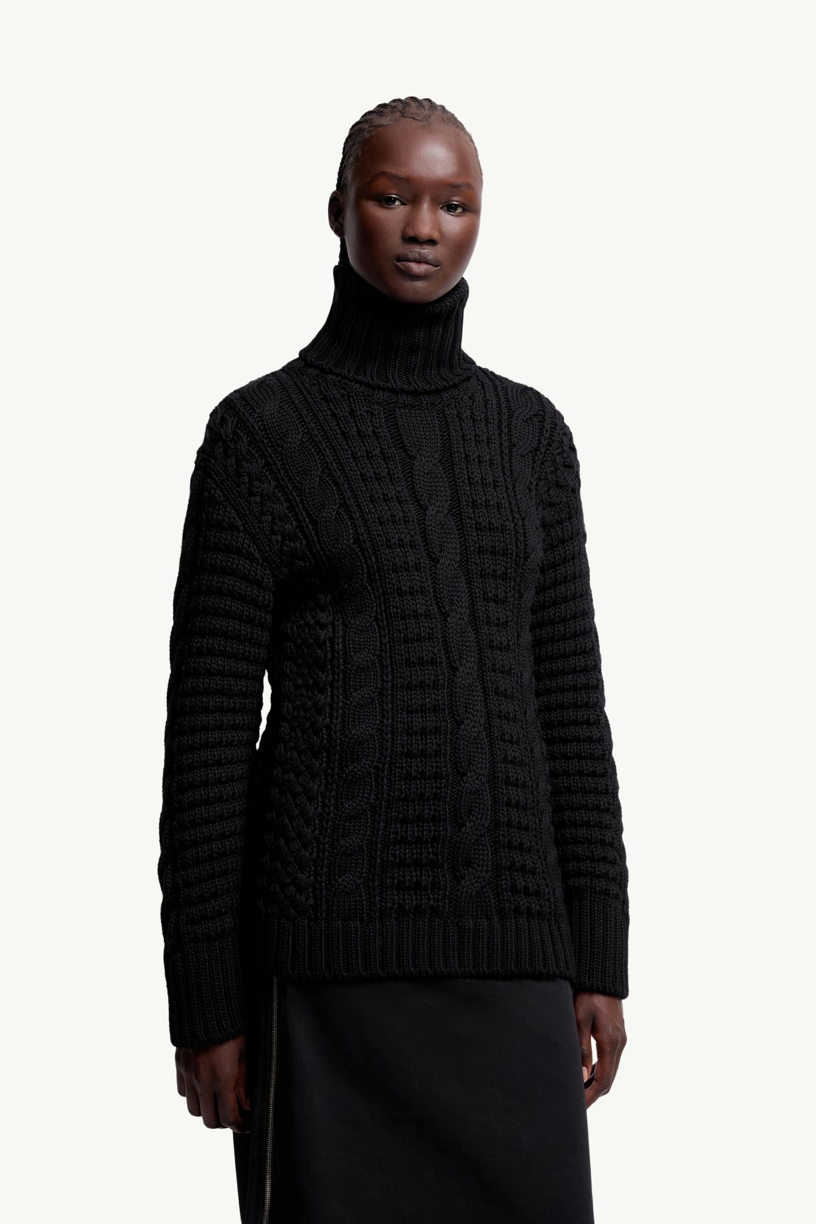 Black Moncler x EE72 by Edward Enninful Wool Turtleneck Sweater