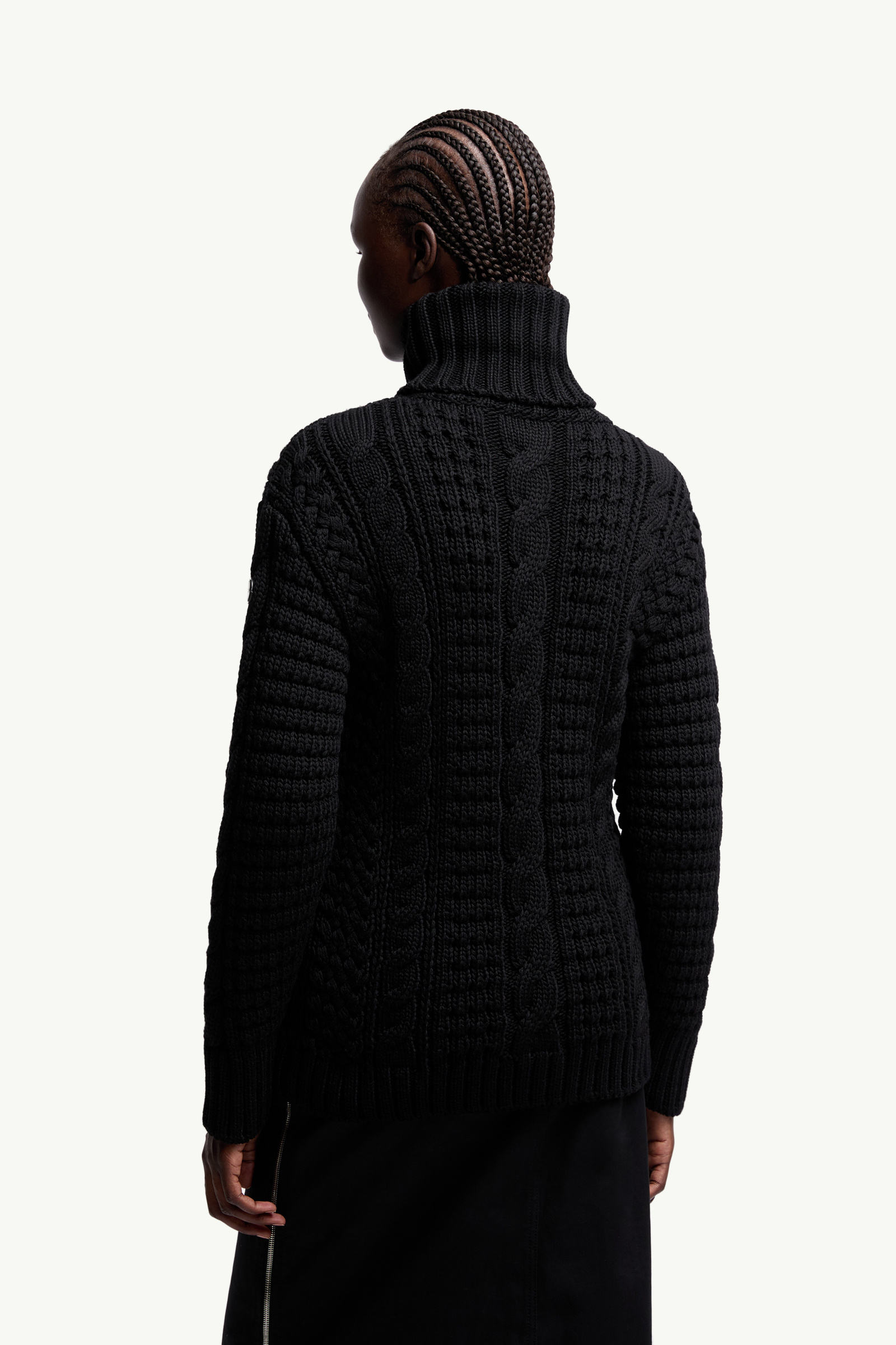 Moncler x EE72 by Edward Enninful Wool Turtleneck Jumper Women Black Moncler 4