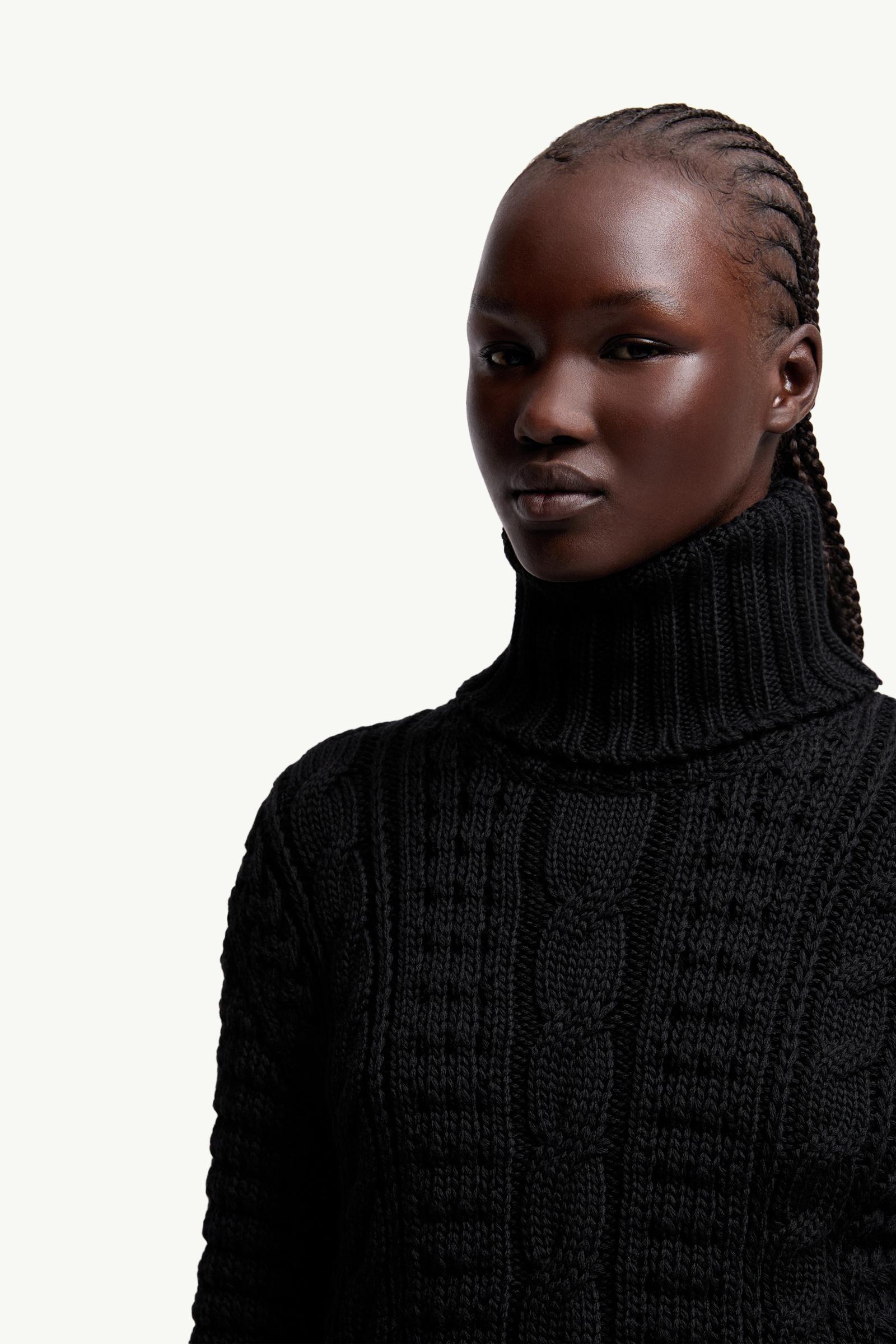 Black Moncler x EE72 by Edward Enninful Wool Turtleneck Sweater
