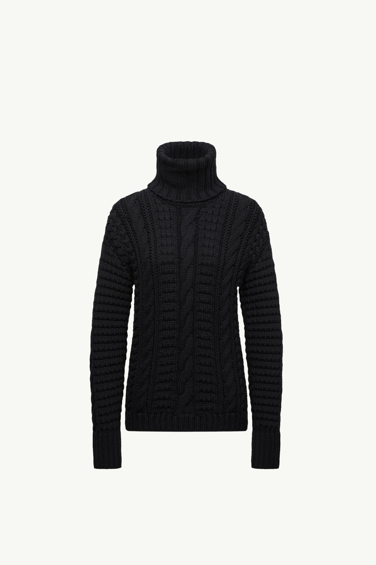 Black Moncler x EE72 by Edward Enninful Wool Turtleneck Sweater