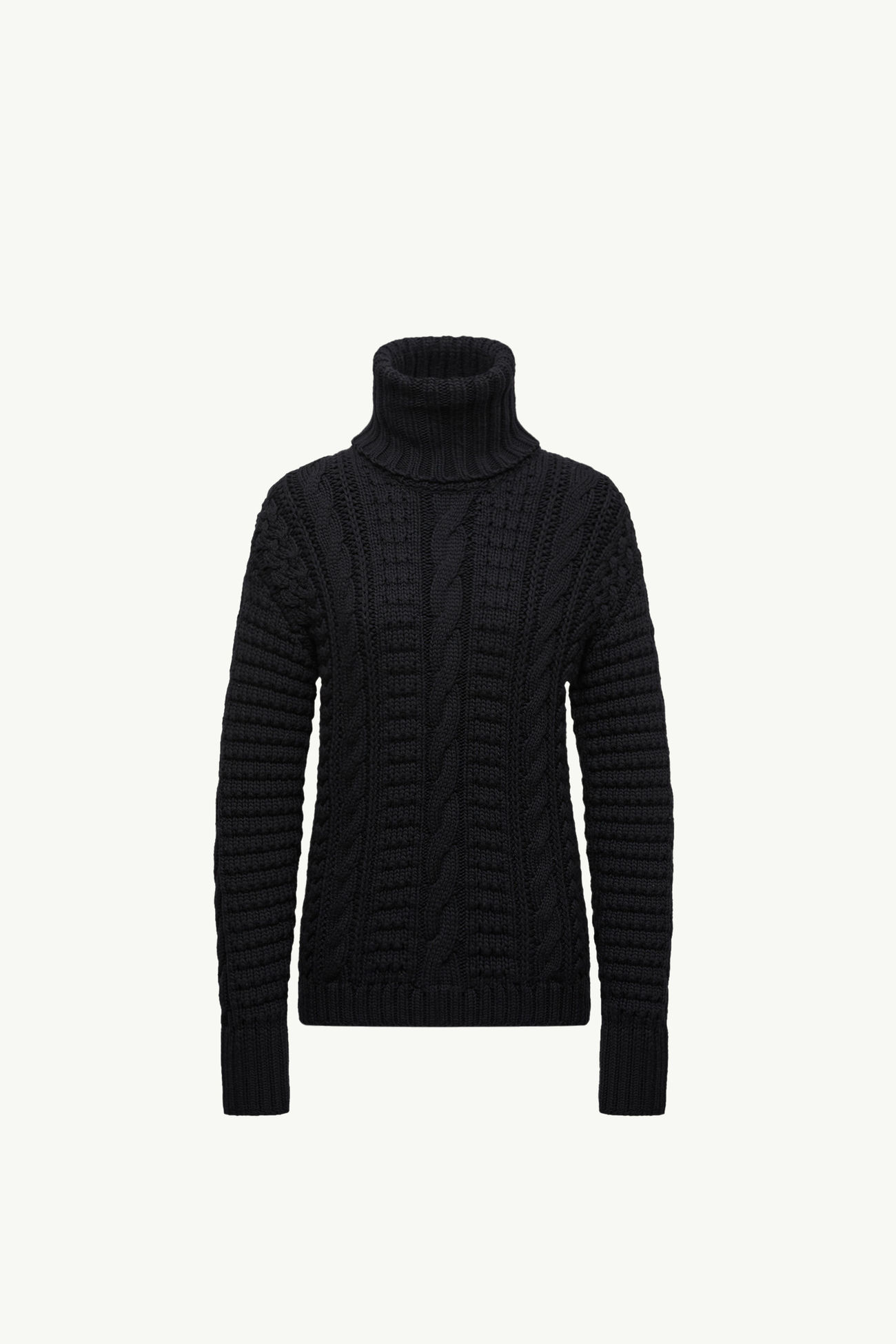 Moncler x EE72 by Edward Enninful女士羊毛高领毛衣 女士 黑色 Moncler 2