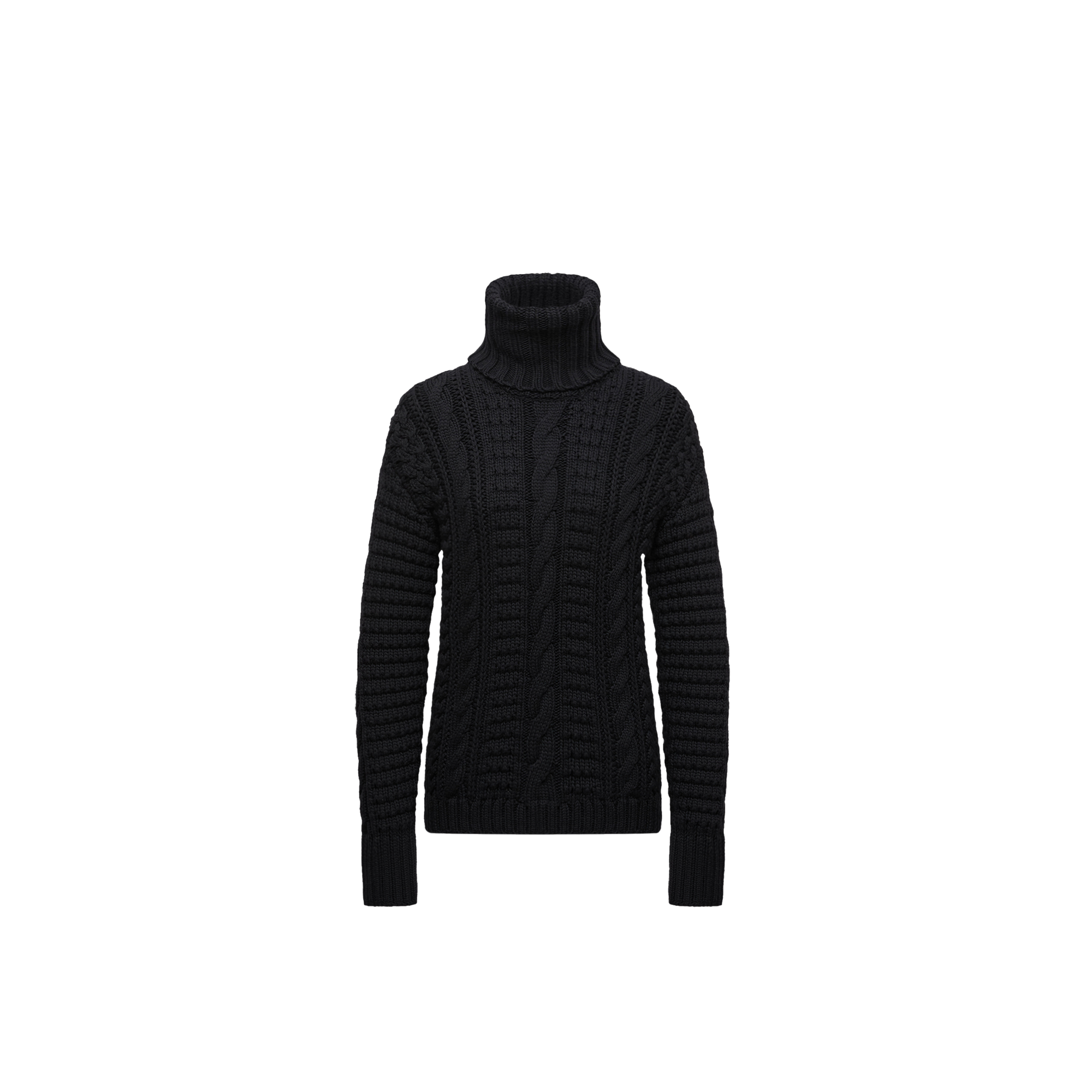 Moncler   X Ee72 By Edward Enninful Wool Turtleneck Jumper for Women in Black, Size: Xs