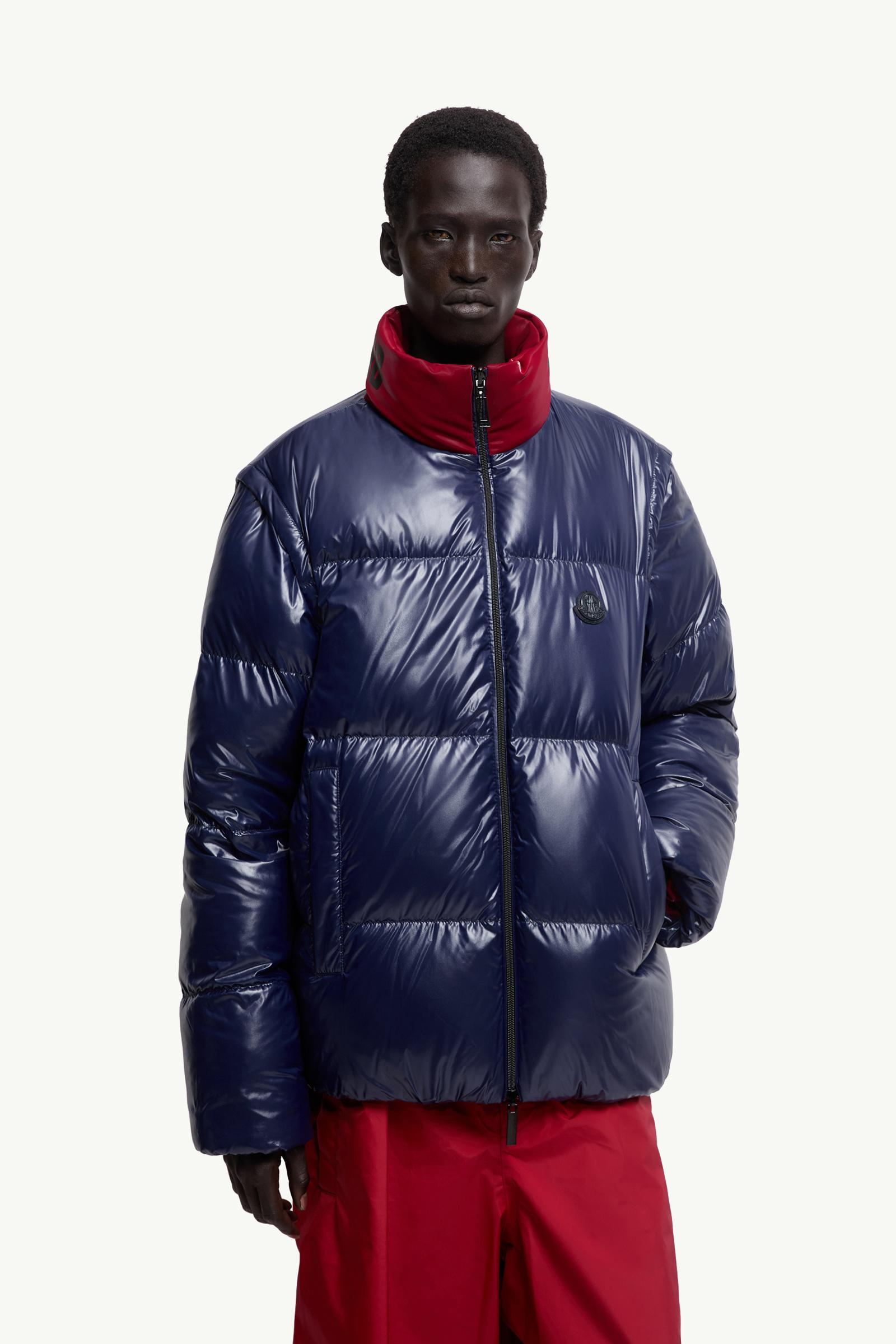 Moncler x A$AP Rocky Throttle Reversible 2-in-1 Down Jacket Men Dark Red Moncler 1