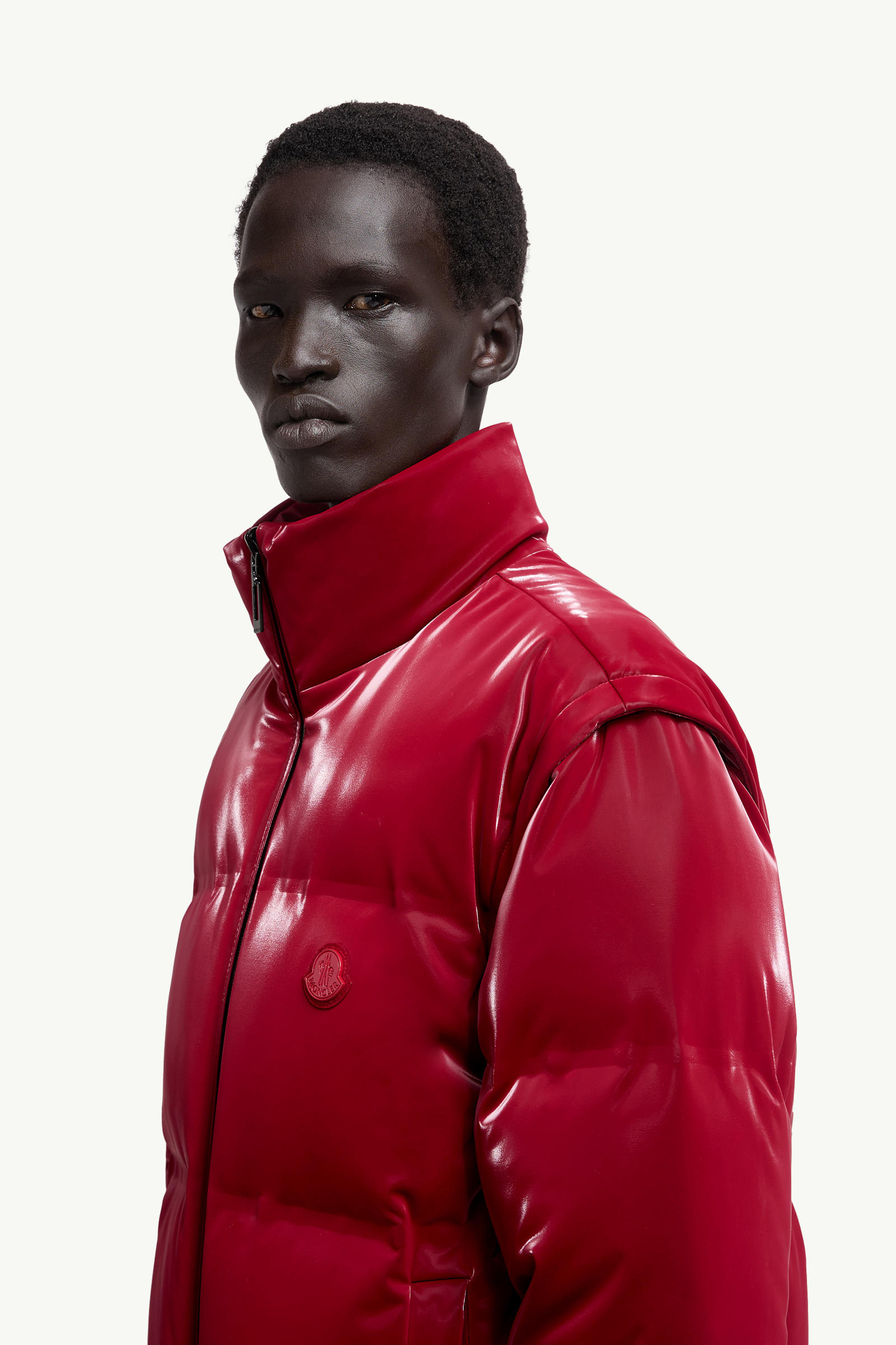 Moncler x A$AP Rocky Throttle Reversible 2-in-1 Down Jacket Gender Neutral Dark Red Moncler 3