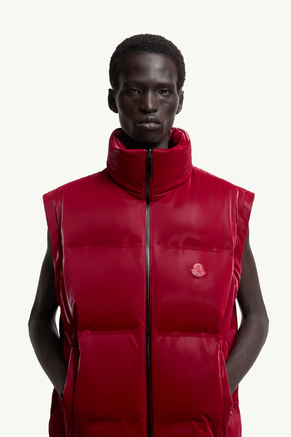 Moncler x A$AP Rocky Throttle Reversible 2-in-1 Down Jacket Men Dark Red Moncler 6