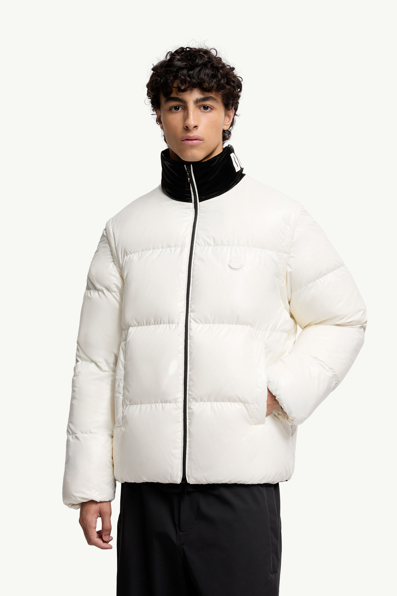 ブラック Moncler x A$AP Rocky Throttle ダウンジャケット : Moncler 