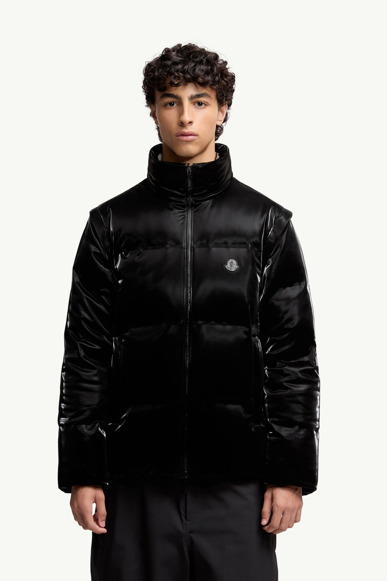 ブラック Moncler x A$AP Rocky Throttle ダウンジャケット : Moncler 