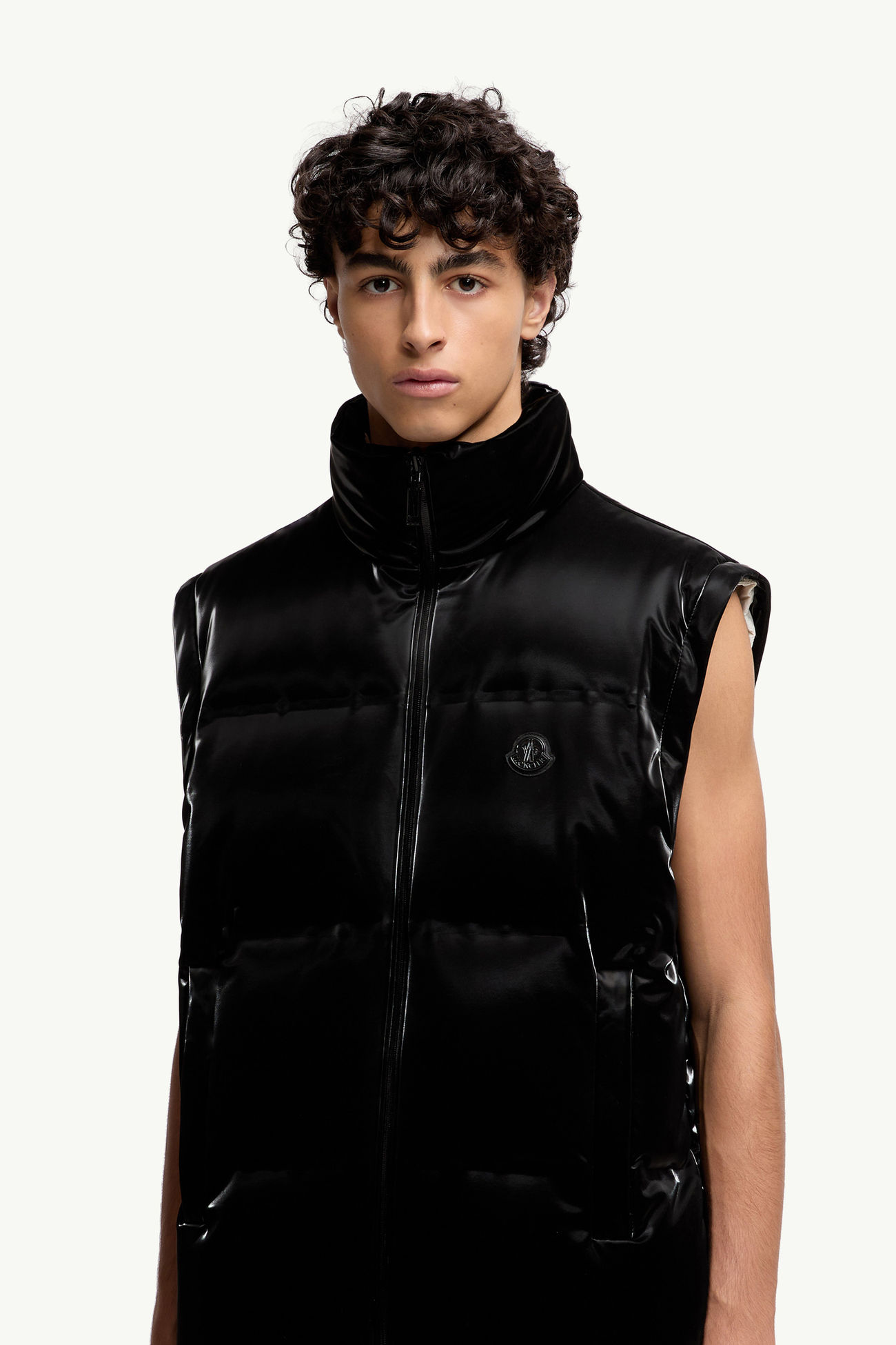 ブラック Moncler x A$AP Rocky Throttle ダウンジャケット : Moncler 